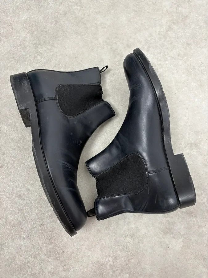 Prada 2000s Prada Black Leather Chelsea Boots Size US 8.5 / EU 41-42 - 8 Thumbnail