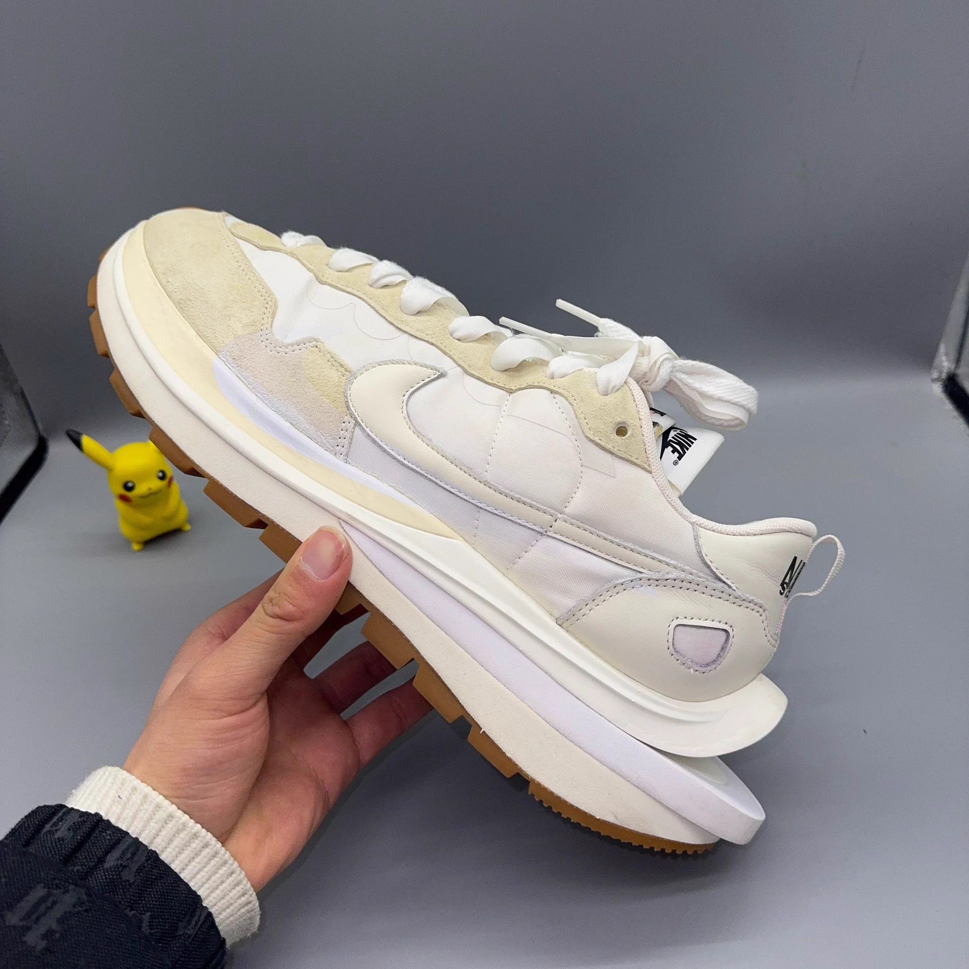 Nike Sacai x Nike VaporWaffle White/Gum 46 Worn Size US 13 / EU 46 - 5 Thumbnail