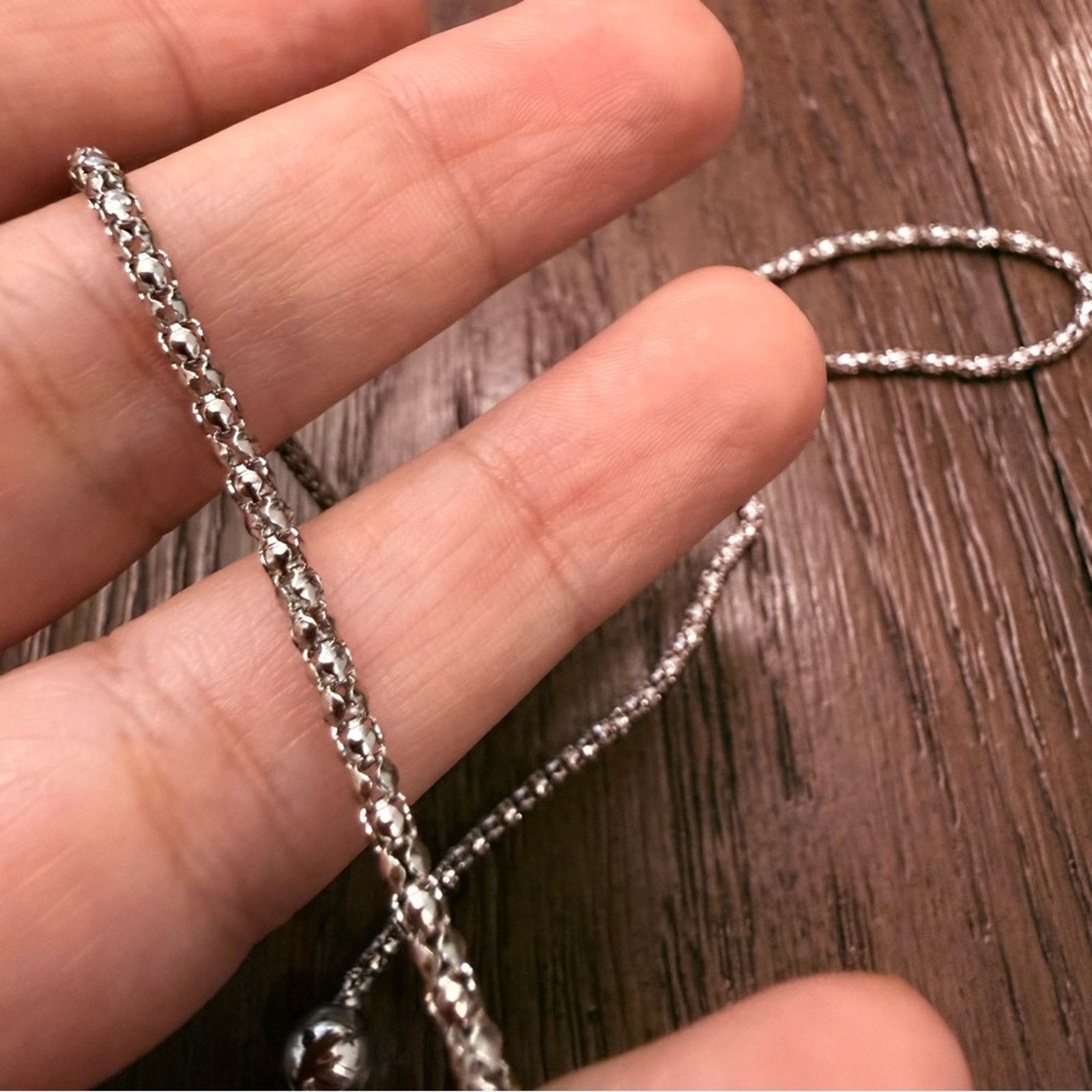 & Other Stories Elegant Oxidized Silver Tone Statement Necklace Size ONE SIZE - 7 Thumbnail