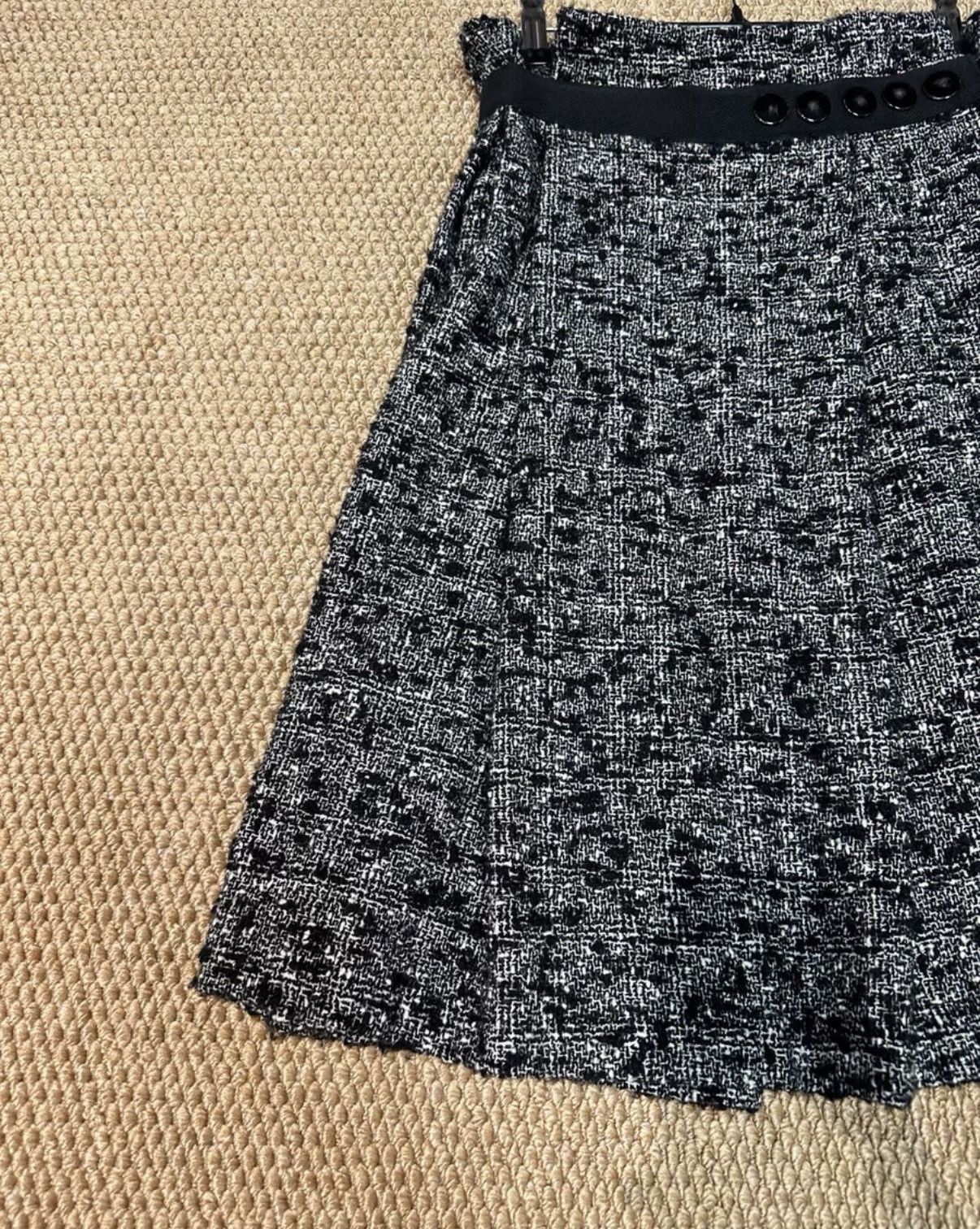 Comme des Garcons COMME des GARÇONS AD2013 Tweed Plaid Skirt K23 Size 25" / US 0 / IT 36 - 2 Thumbnail