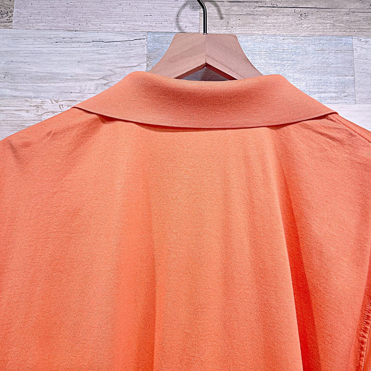 Peter Millar PETER MILLAR Heron Point Golf Polo Orange Mens XL Size US XL / EU 56 / 4 - 5 Thumbnail