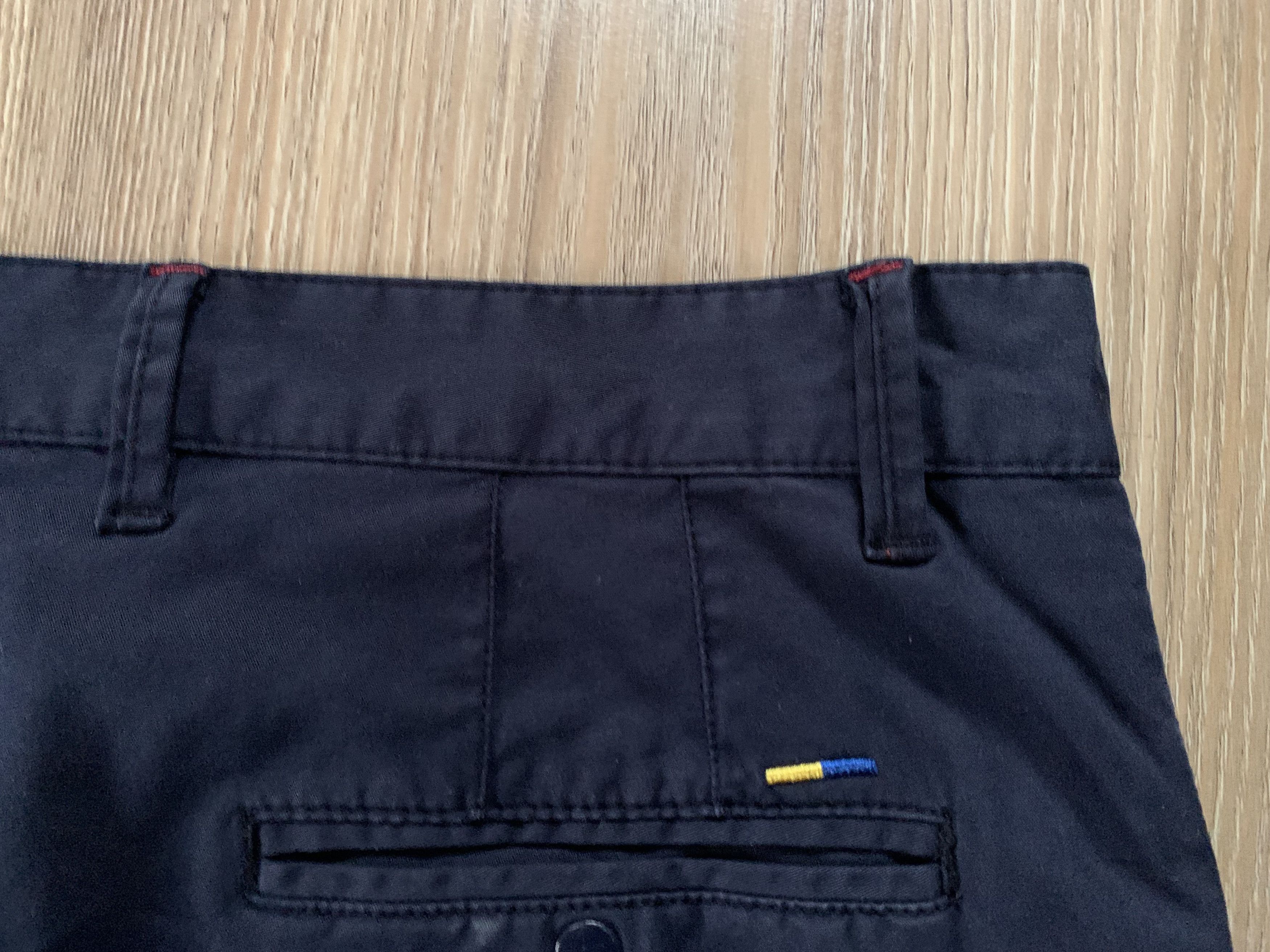 Designer Women’s Andre Tan Blue Casual Pants Size 33" - 7 Thumbnail