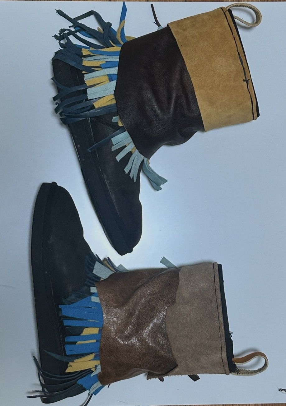 Other Custom Ugg with hand cut and sewn leather fringe sz 10 Size US 10 / EU 43 - 1 Thumbnail