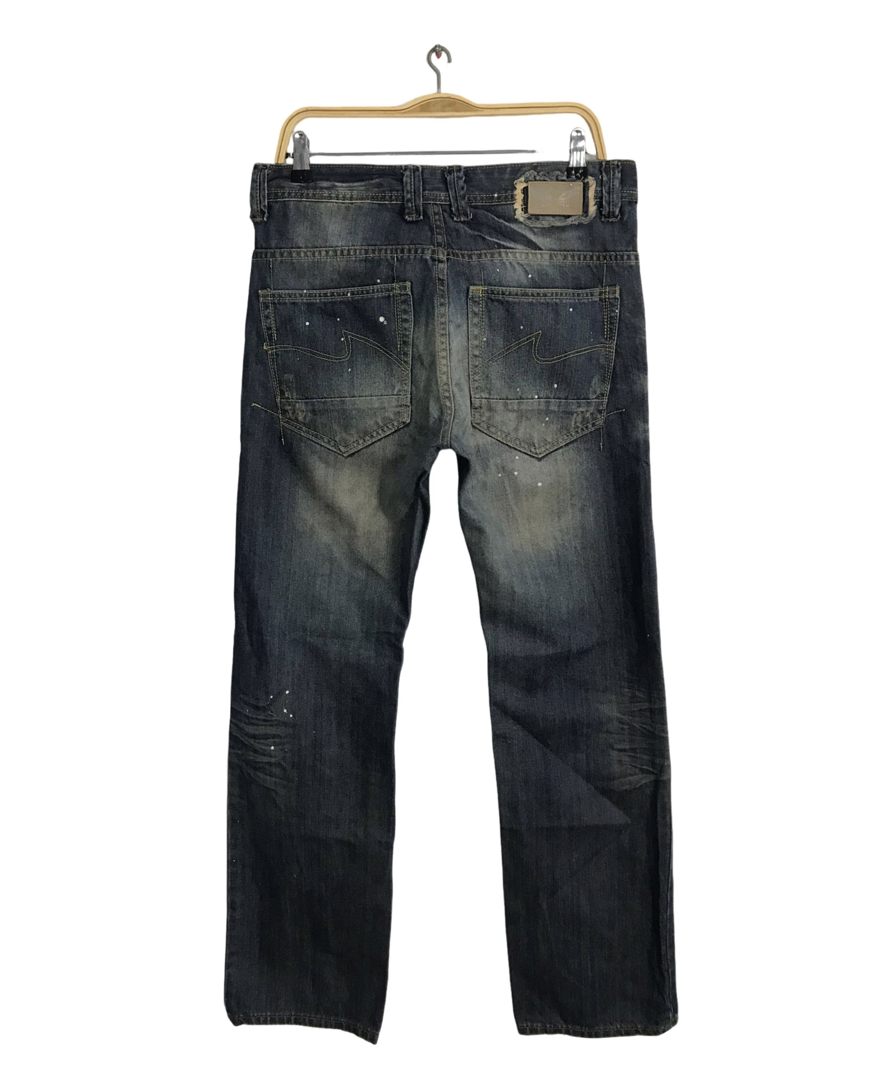 Robins Jeans Distressed Styled Japanese Robins Jeans Straight Cut Size US 32 / EU 48 - 3 Thumbnail