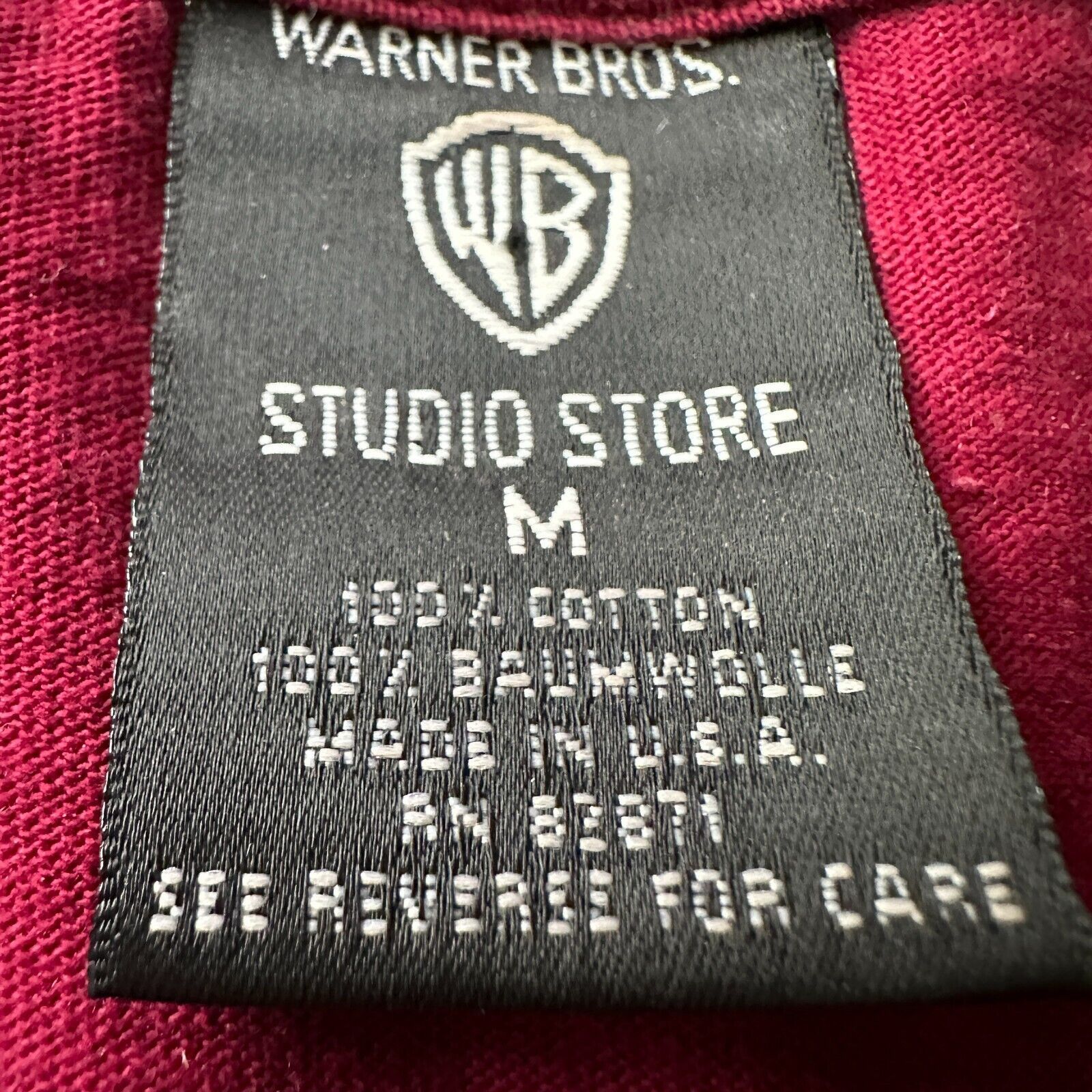 Warner Bros Vintage Tweety Bird Warner Bros T-Shirt Men Medium Burgundy Size US M / EU 48-50 / 2 - 5 Thumbnail