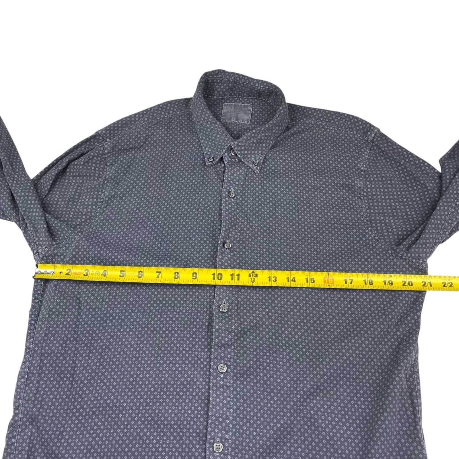 Abercrombie & Fitch Abercrombie & Fitch Men's 100% Cotton L/S Button Shirt Blue Size US L / EU 52-54 / 3 - 6 Thumbnail