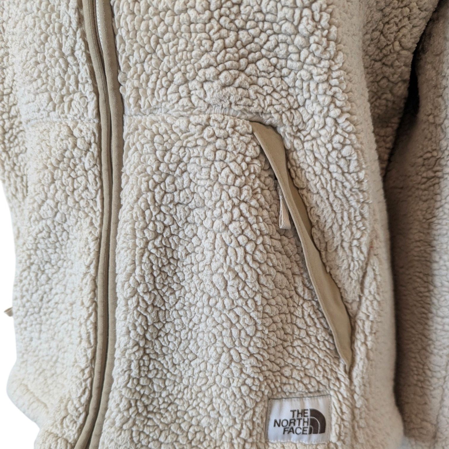 The North Face The North Face Campshire Sherpa Fleece Cream Zip Up Jacket Size S / US 4 / IT 40 - 8 Thumbnail