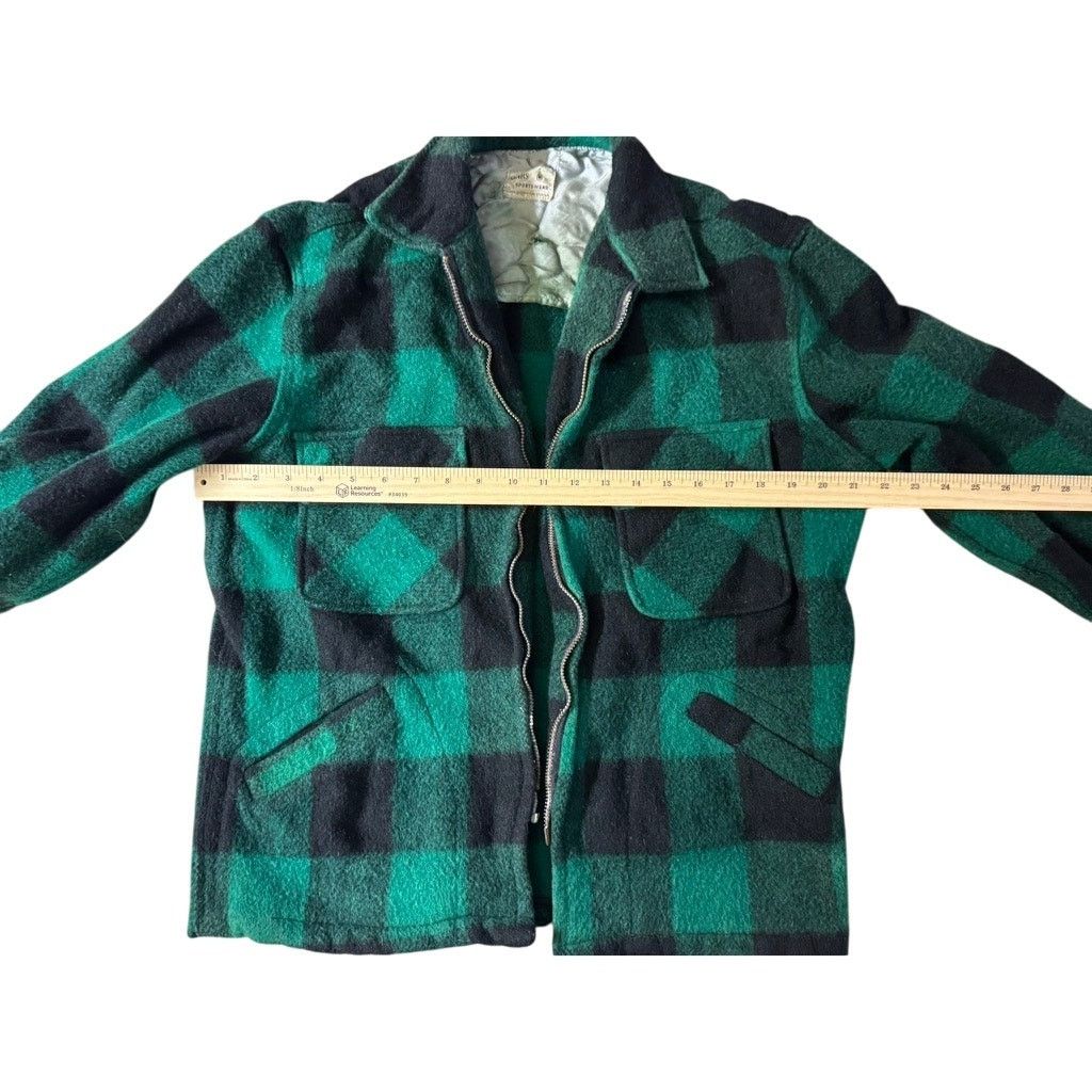 Sears Sears Robuck - 1950s - Wool Jacket - Green/Black - M Size US M / EU 48-50 / 2 - 11 Thumbnail