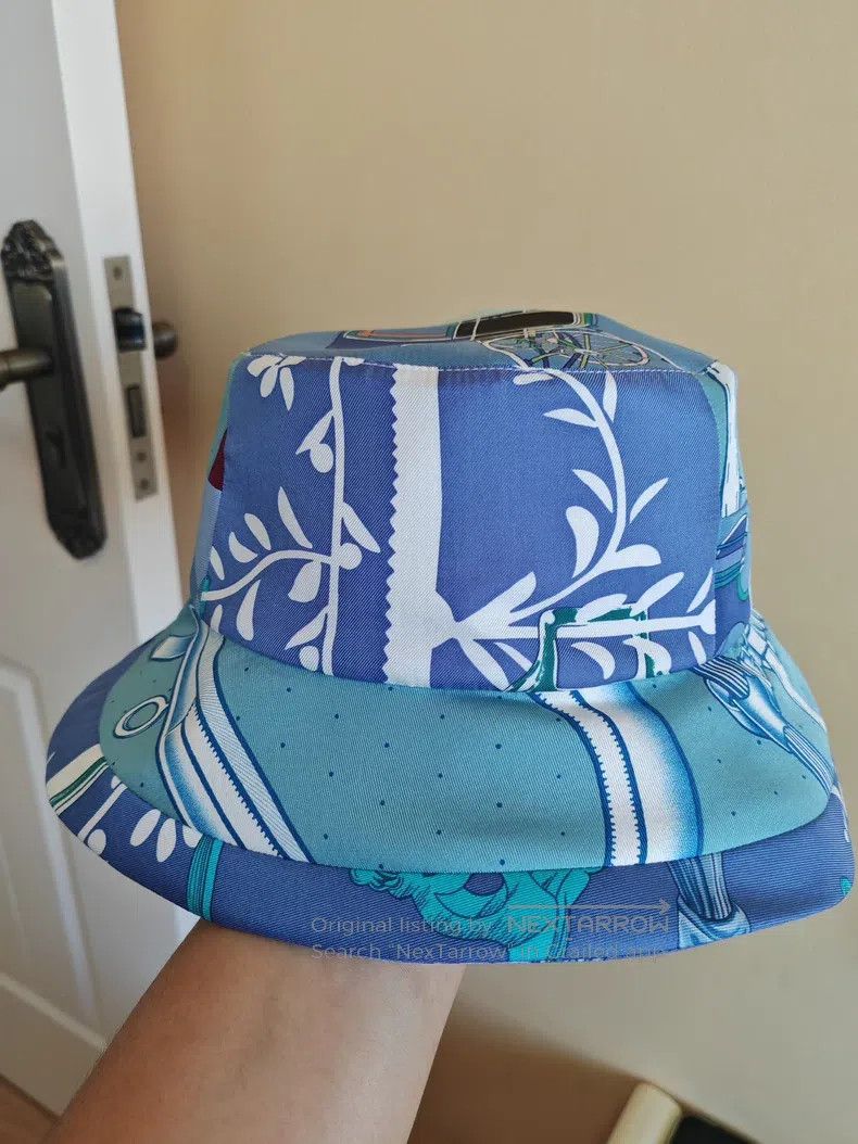 Hermes Hermes size 58 Silk fisherman hat Size ONE SIZE - 3 Thumbnail