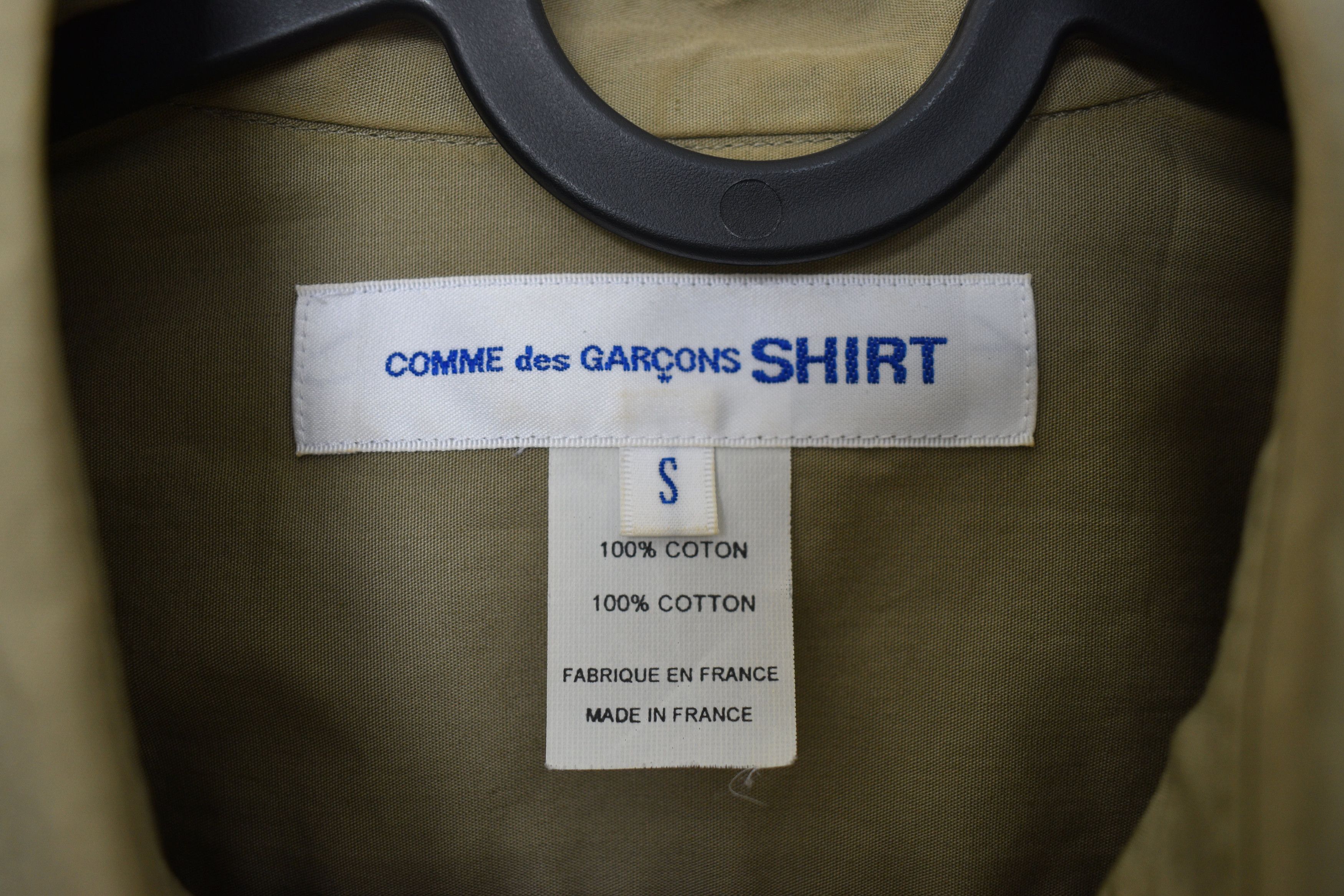 Comme des Garcons × Comme des Garcons SHIRT CDG shirt Bondage Button-up Long Sleeve Khaki shirt Military Size US S / EU 44-46 / 1 - 3 Thumbnail