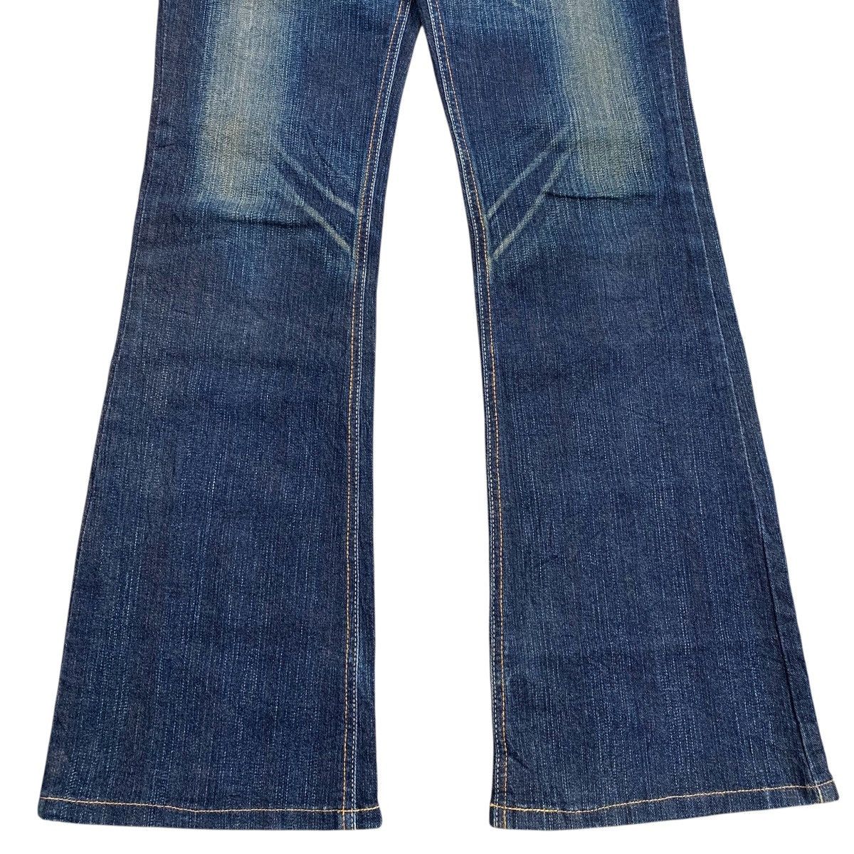 If Six Was Nine × Japanese Brand × Le Grande Bleu (L.G.B.) LGB Style 2000’s Edwin Something Bootcut Flared Jeans Size US 30 / EU 46 - 3 Thumbnail