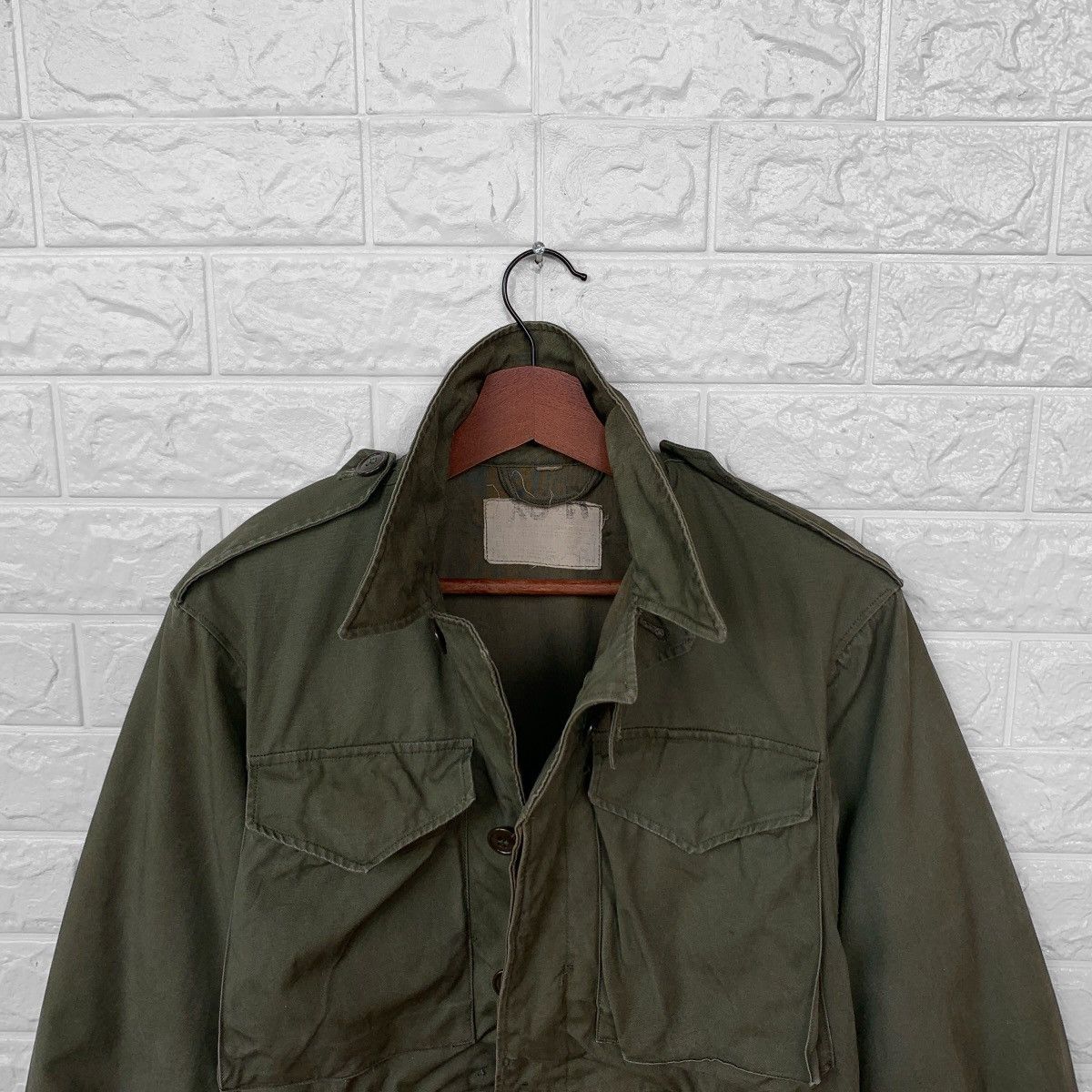 Vintage RARE! TRUE VINTAGE 40S FIELD JACKET M 1943 WWII INSPECTOR Size US S / EU 44-46 / 1 - 9 Thumbnail