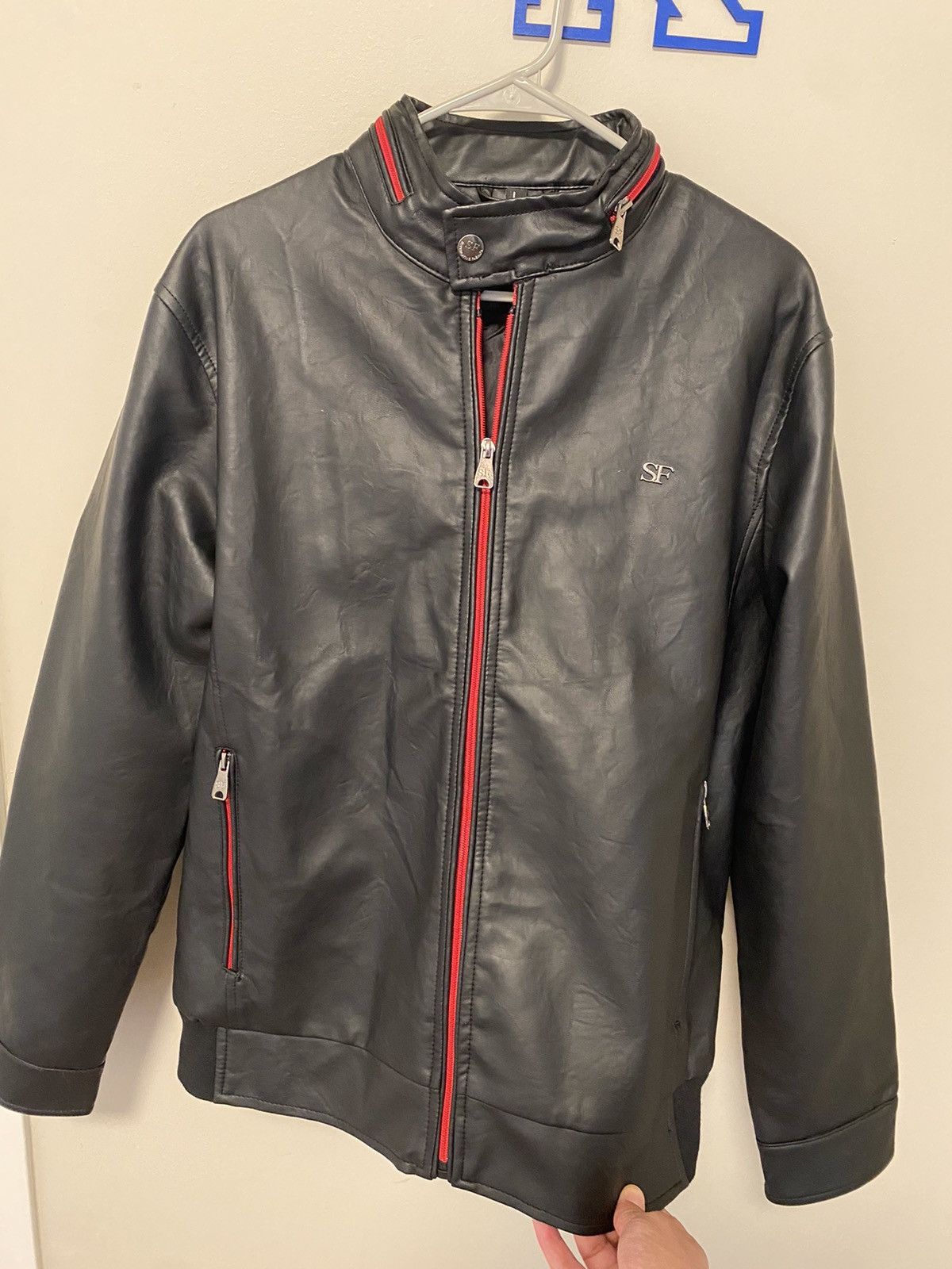 Genuine Leather Superlative Fashion Leather Jacket (Black) Size US L / EU 52-54 / 3 - 2 Thumbnail