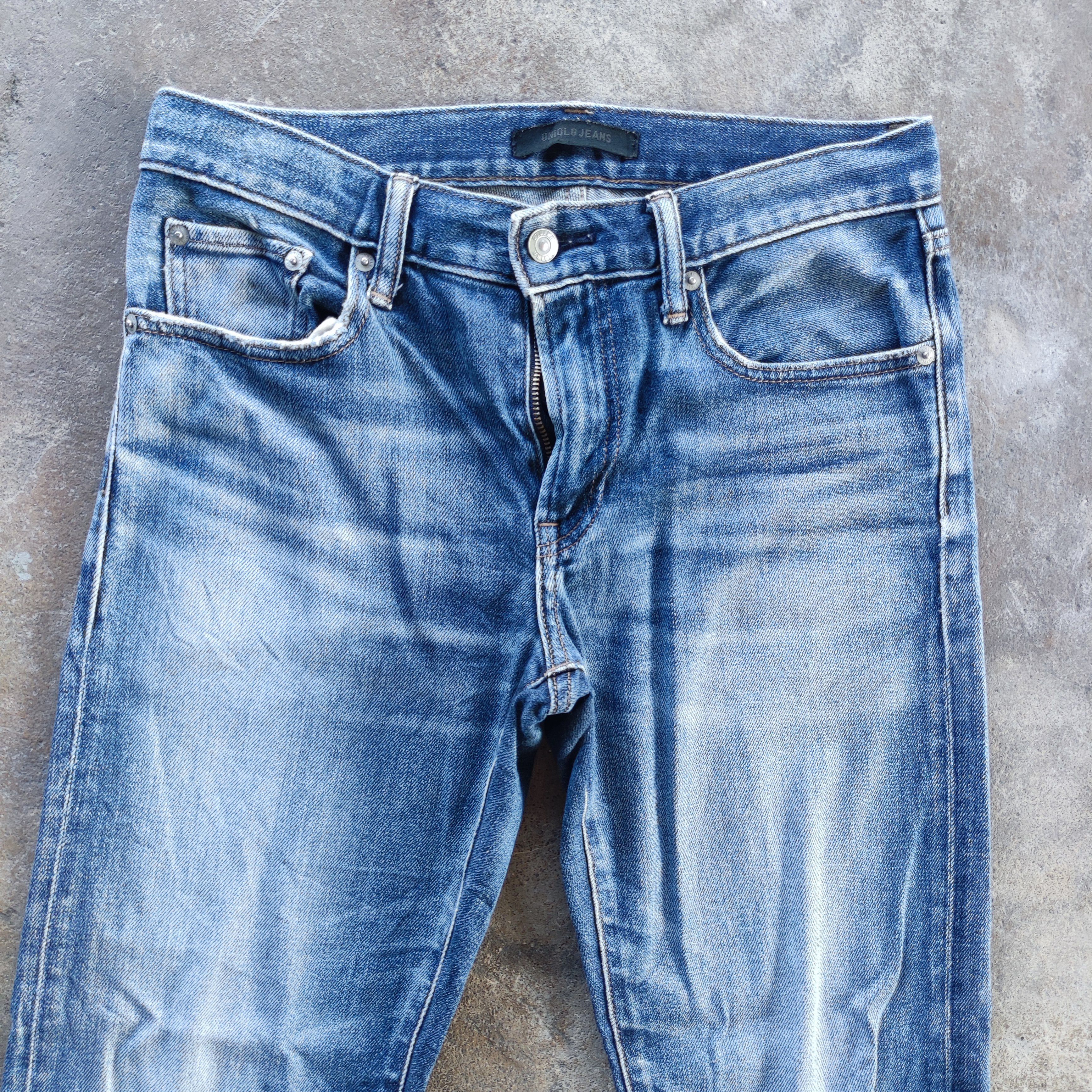 Japanese Brand Vintage Japanese Brand Jeans Ripped Faded Pants Size US 31 - 3 Thumbnail