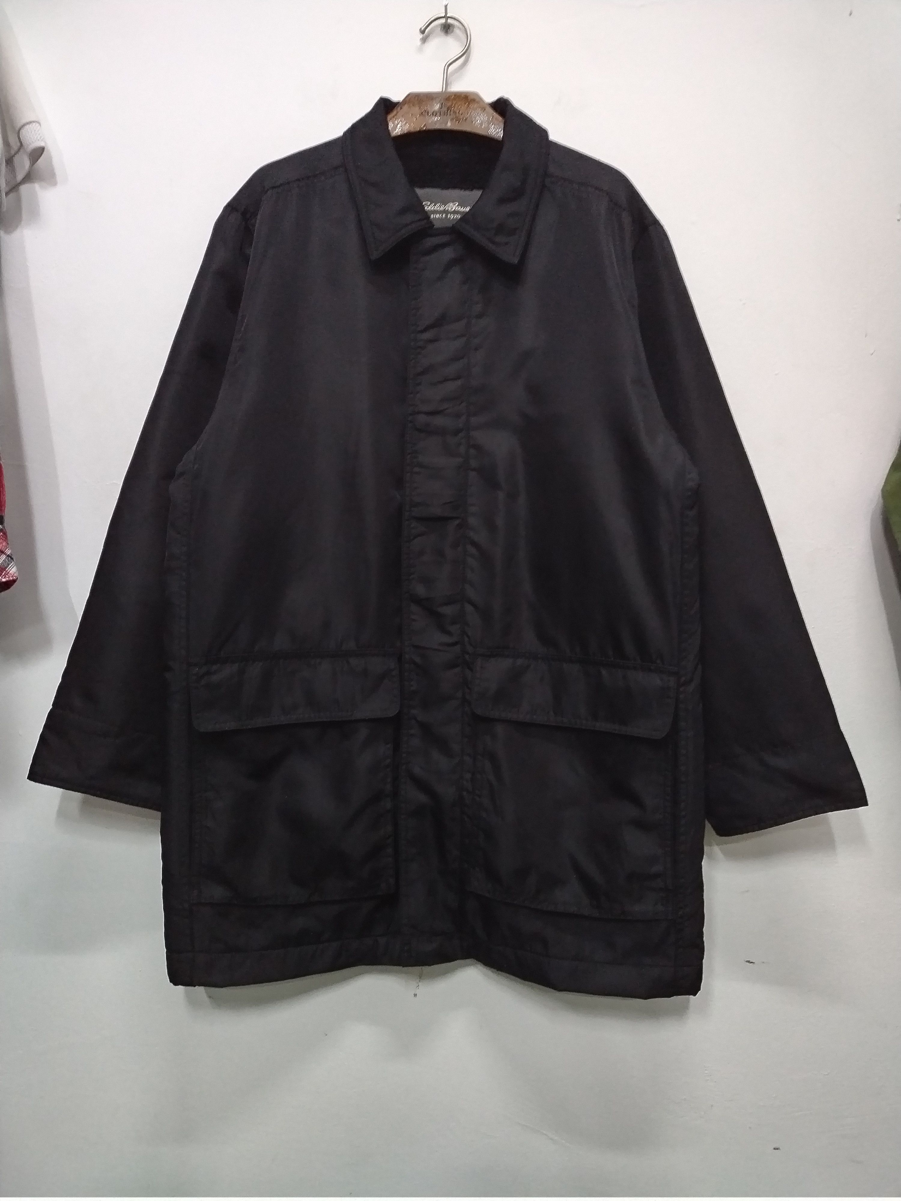 Eddie Bauer Vintage Eddie Bauer Nylon Parka Fleece Inside Jacket Size US L / EU 52-54 / 3 - 1 Thumbnail
