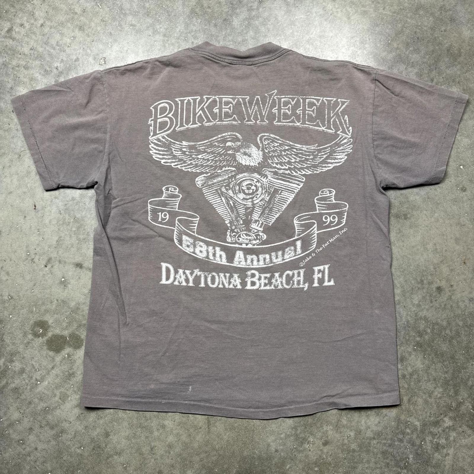 Other Daytona 1999 Bike Week Motorcyle Faded 90's T-Shirt Size US L / EU 52-54 / 3 - 2 Thumbnail