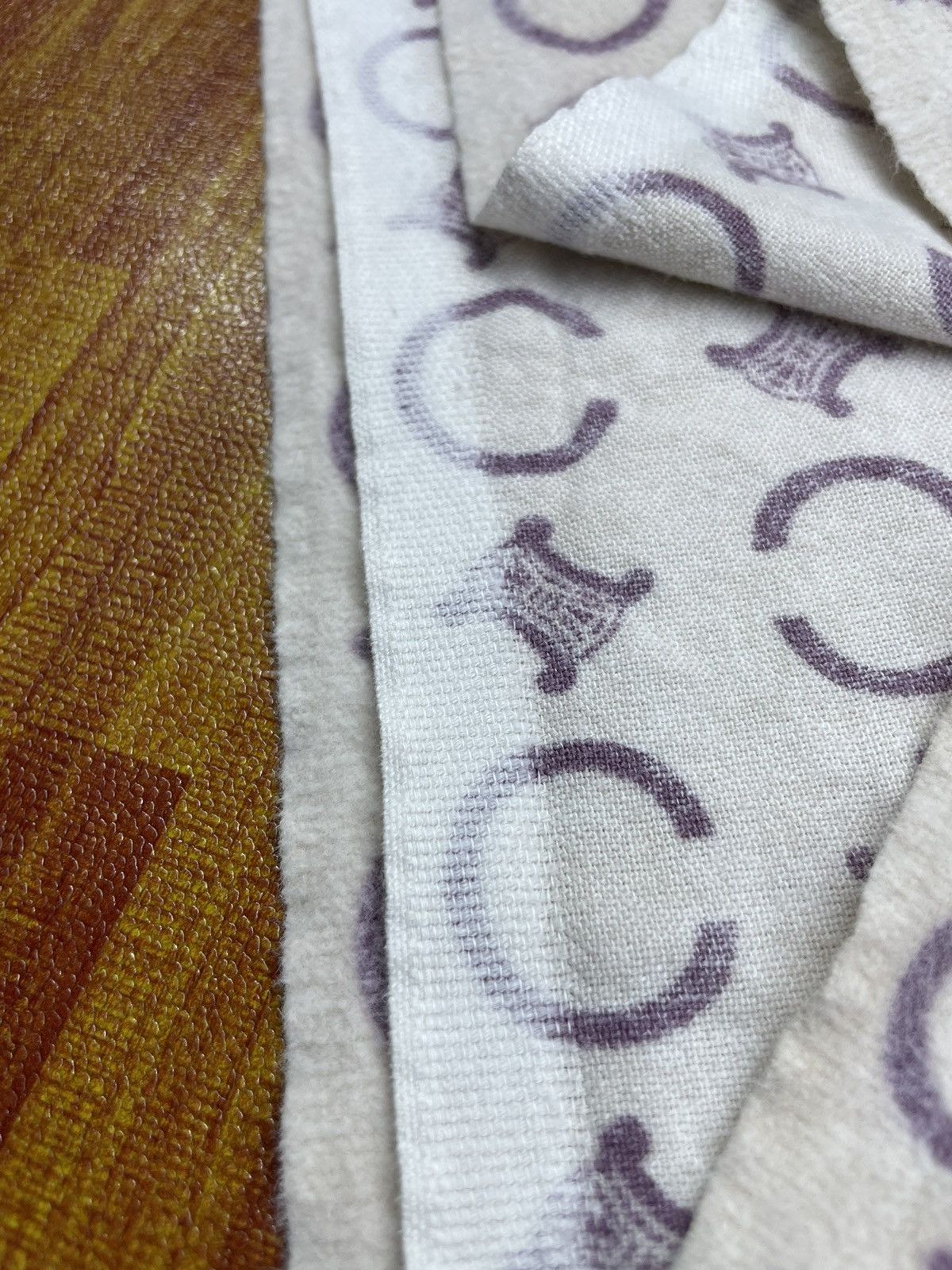 Celine Vintage CELINE Full Monogram Throw Blanket Size ONE SIZE - 3 Thumbnail