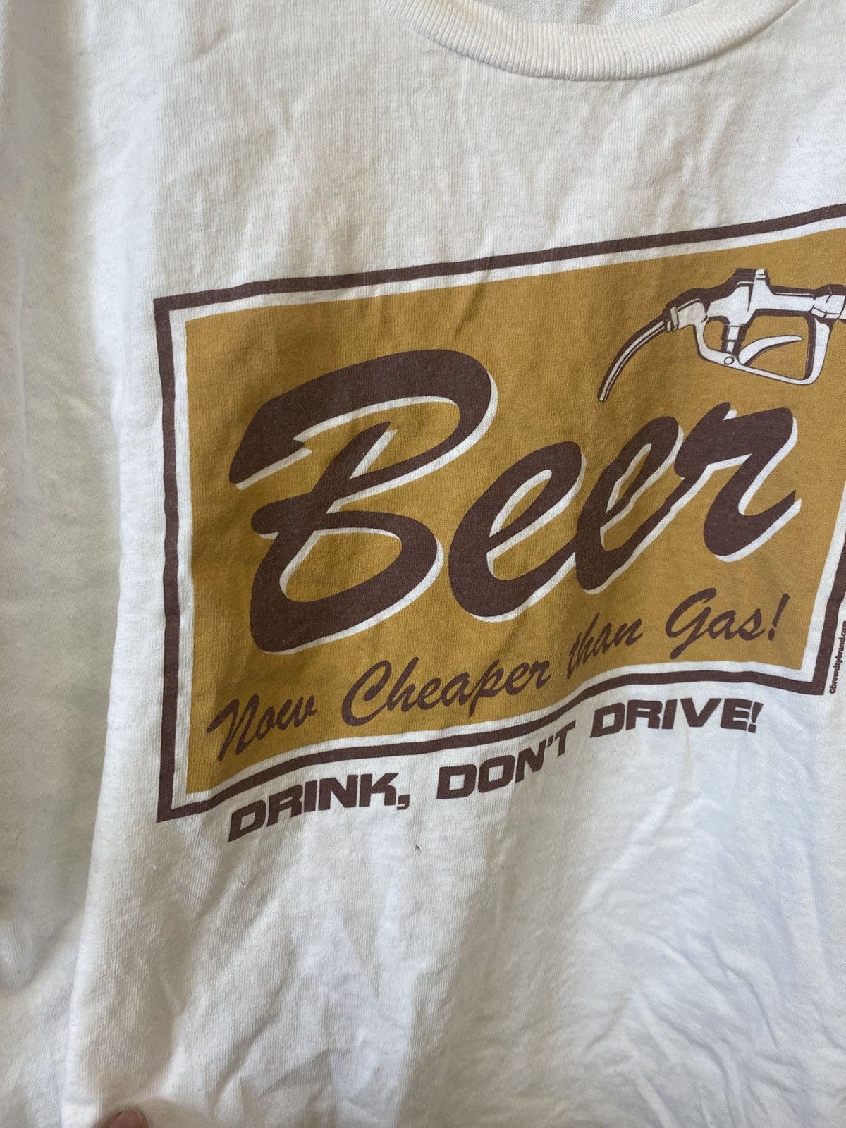 Other Delta Pro Weight Beer, Now Cheaper than Gas T-Shirt Size US XXL / EU 58 / 5 - 3 Thumbnail