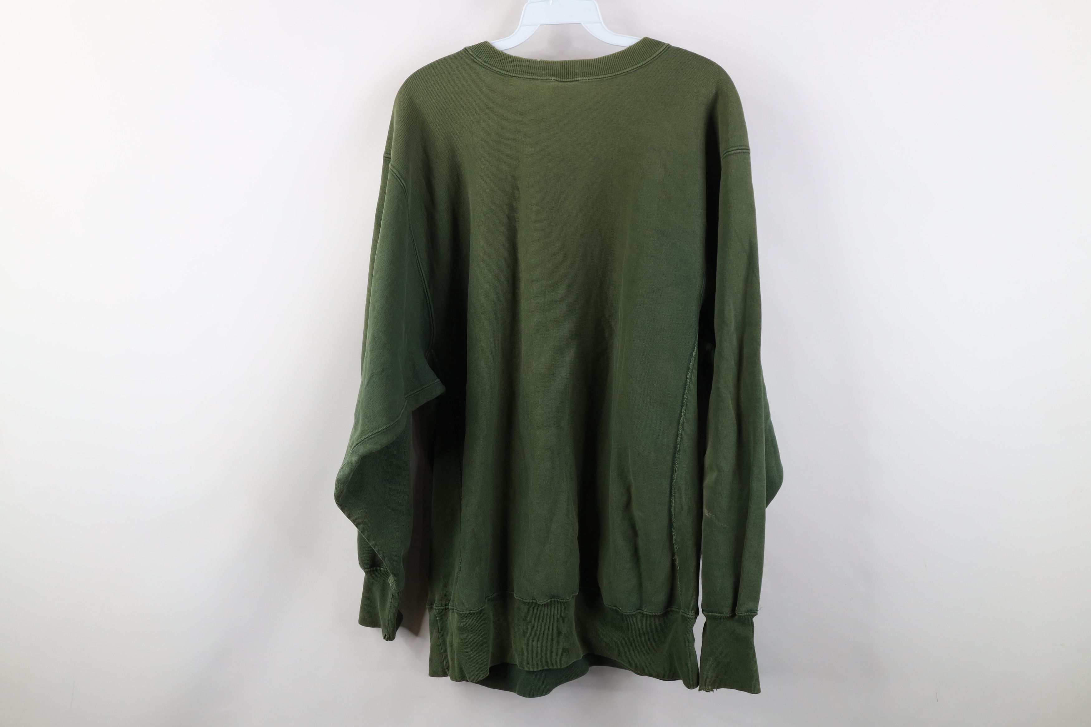 Champion Vintage 80s 90s Champion Reverse Weave Sweatshirt Green USA Size US XXL / EU 58 / 5 - 14 Thumbnail