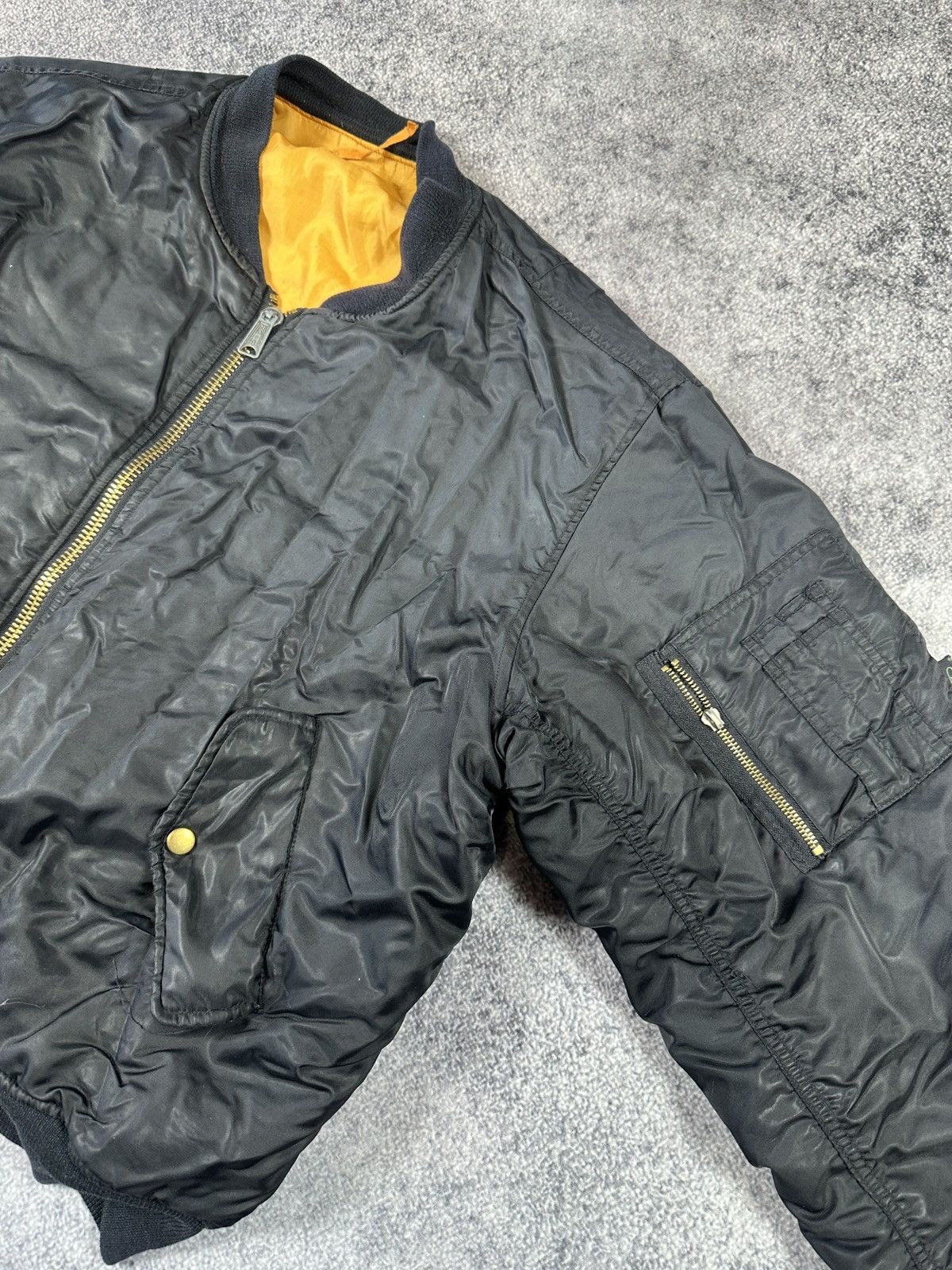 Vintage Y2K Vintage Ma-1 Bombers Style Balenciaga Jacket Rare XL USA Size US XL / EU 56 / 4 - 2 Thumbnail