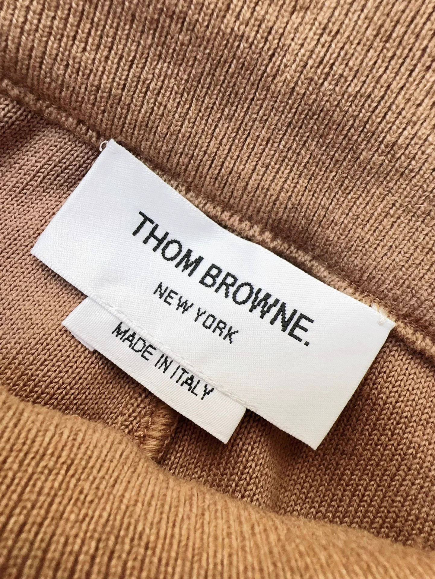 Thom Browne Thom Browne Camel 4-bar track pants 38 like new Size 27" / US 4 / IT 40 - 5 Thumbnail