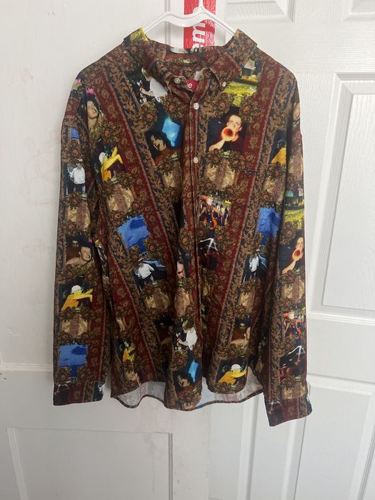 Supreme Supreme Mark leckey Hardcore Printed Corduroy Shirt | Grailed