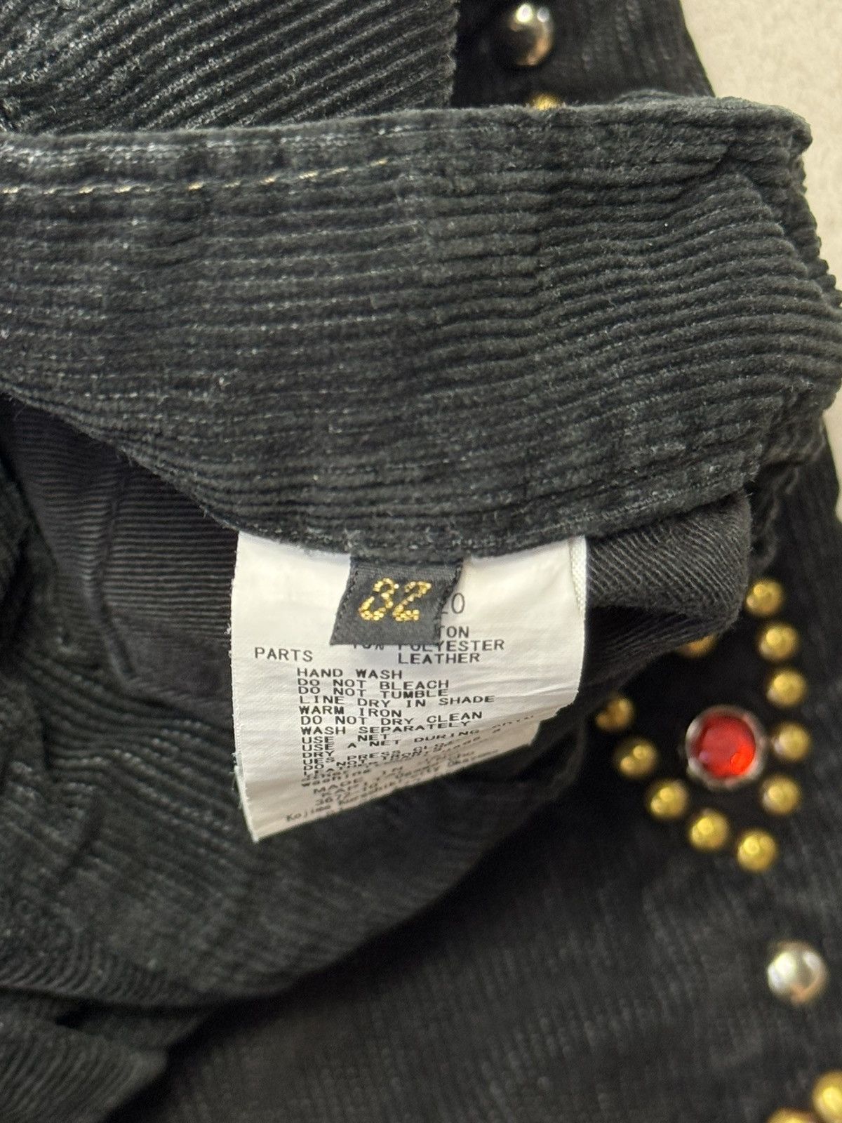 Kapital × Kapital Kountry Kapital Kountry Corduroy Jems Studs Denim Pants Size US 32 / EU 48 - 6 Thumbnail