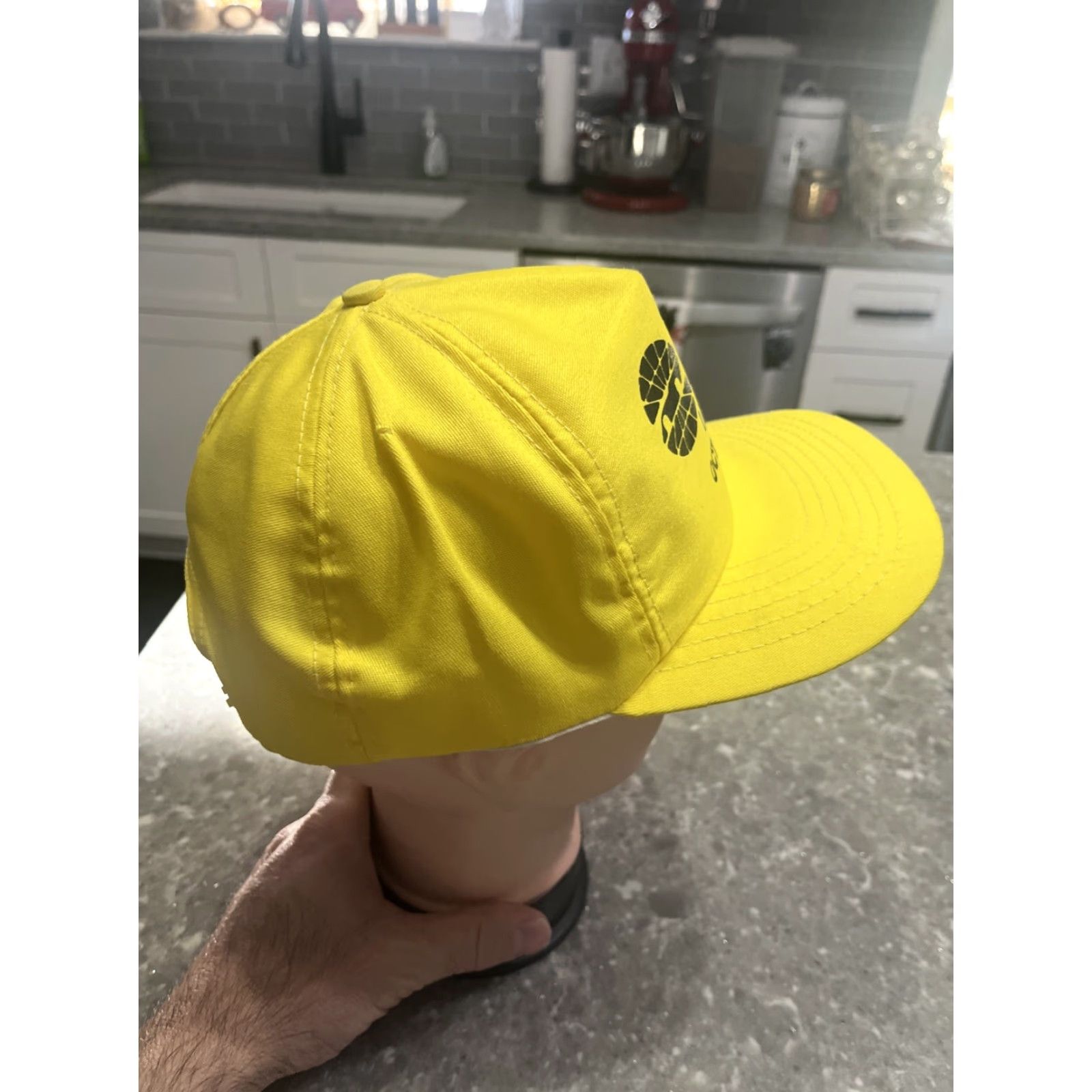 NASCAR VINTAGE Nascar Charlotte Motor Speedway Racing Snapback Hat Cap Baseball Cap One Size Yellow USA Mens Size ONE SIZE - 4 Thumbnail