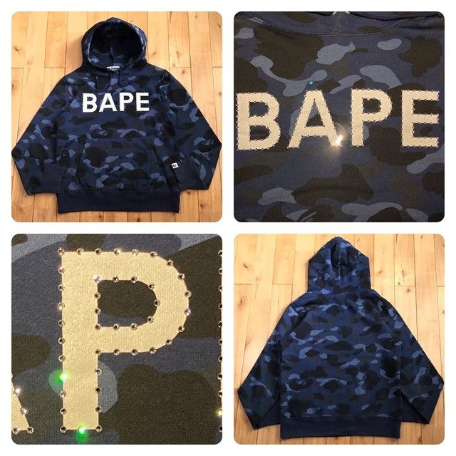 Bape crystal hoodie best sale