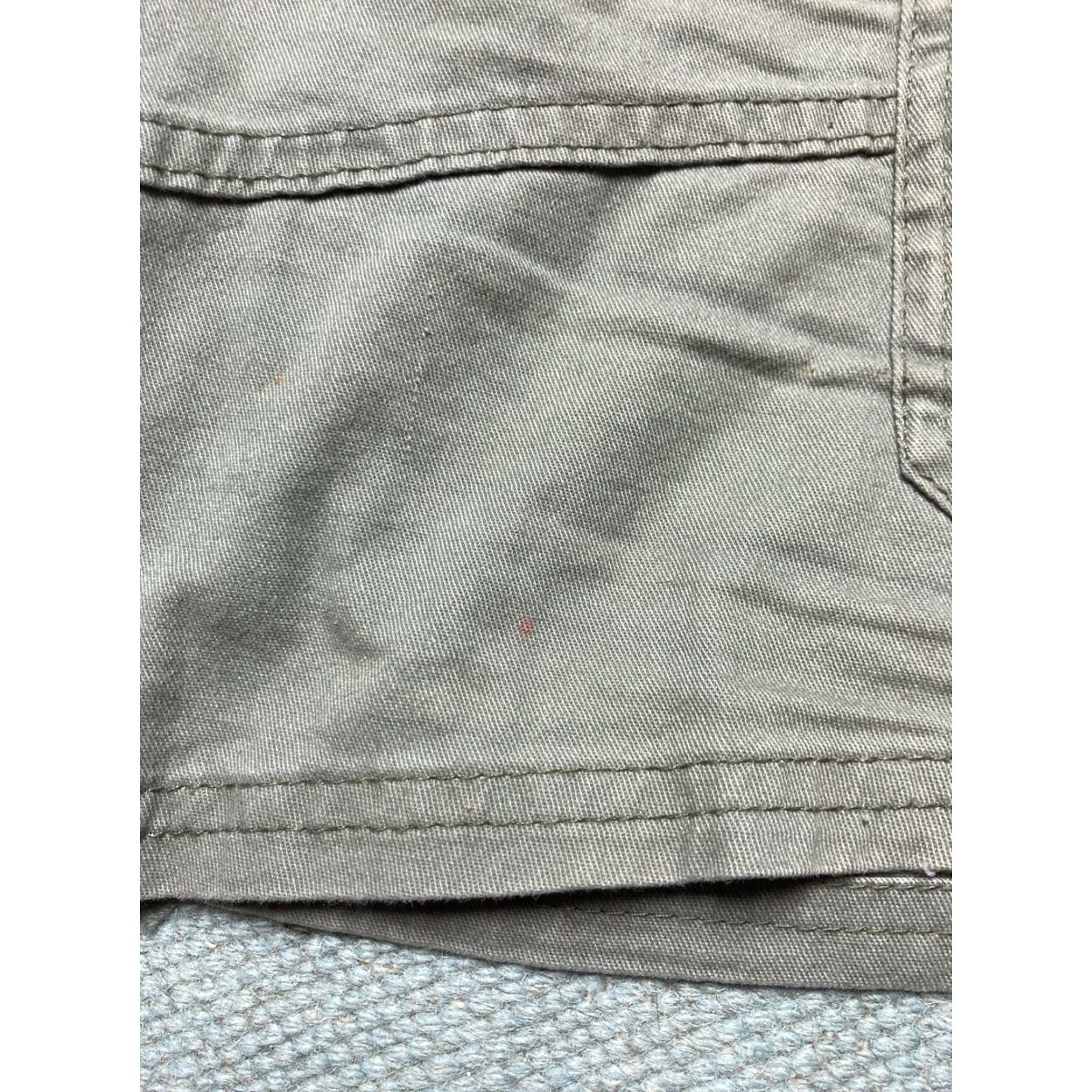 Wrangler VINTAGE Wrangler Cargo Shorts Men 36 Green Cargo Pocket Wide Leg Baggy Skater 90s Size US 36 / EU 52 - 4 Thumbnail