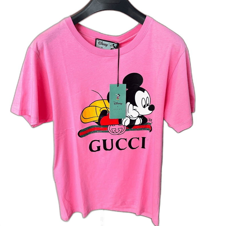 Gucci Disney Pink Mickey Mouse T-Shirt