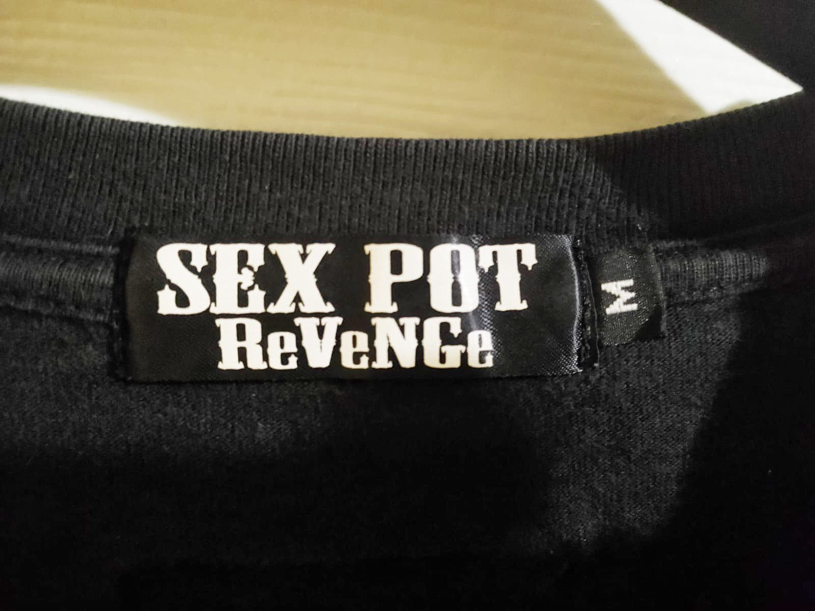 Japanese Brand SEX POT ReVeNGe Vintage T-Shirt Size US M / EU 48-50 / 2 - 3 Thumbnail