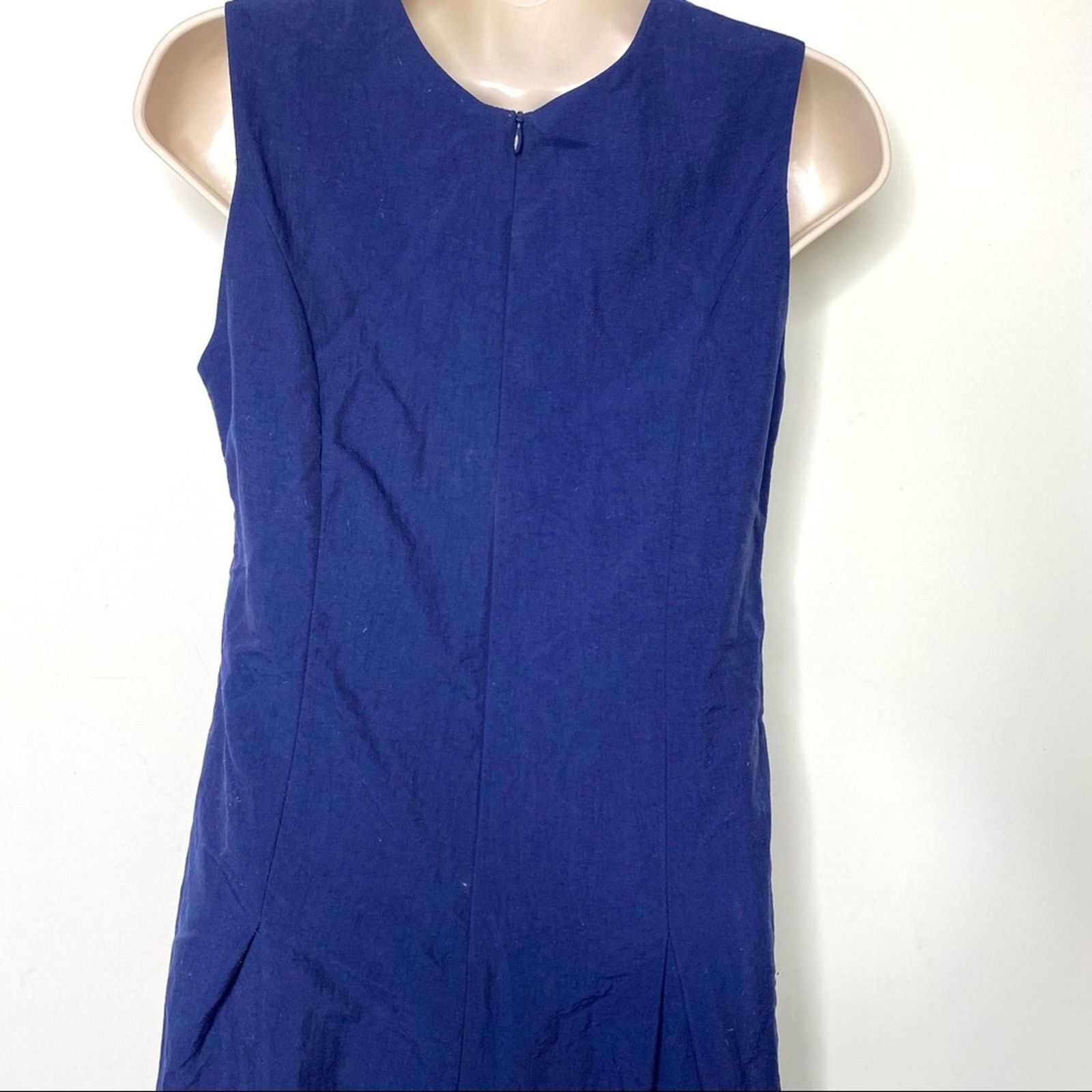 Other Nikki Chasin Nella Jumpsuit Navy Blue Wide Leg Size XS Size 26" / US 2 / IT 38 - 6 Thumbnail