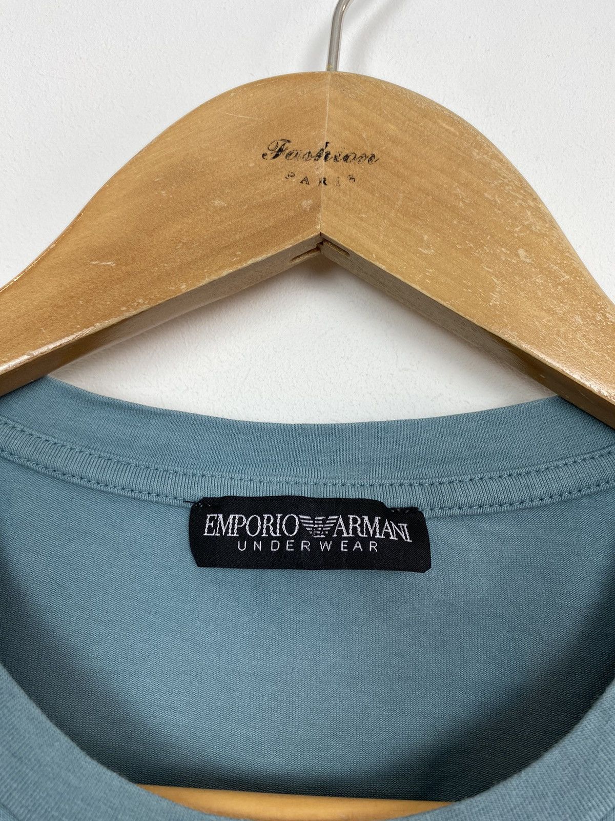 Armani Emporio Armani Short Sleeve T Shirt Mens Size L-XL Green Top Size US L / EU 52-54 / 3 - 3 Thumbnail