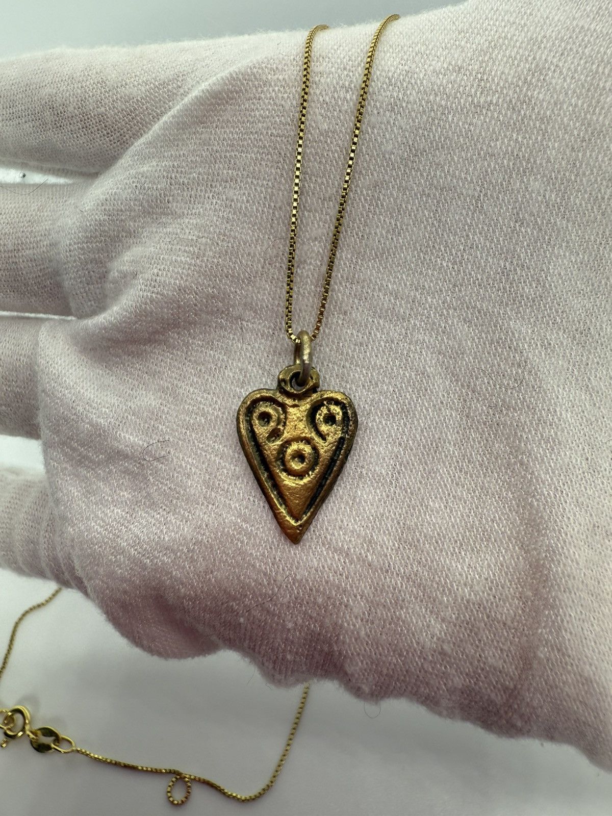 PICARD Celtic Viking Gold Heart Pendant Necklace - Women's Jewelry Size ONE SIZE - 3 Thumbnail