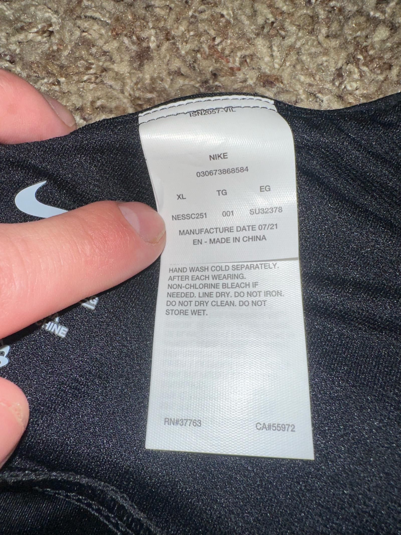 Nike Nike Women's Big Logo Lined Bikini Top Swim Size ONE SIZE - 9 Thumbnail