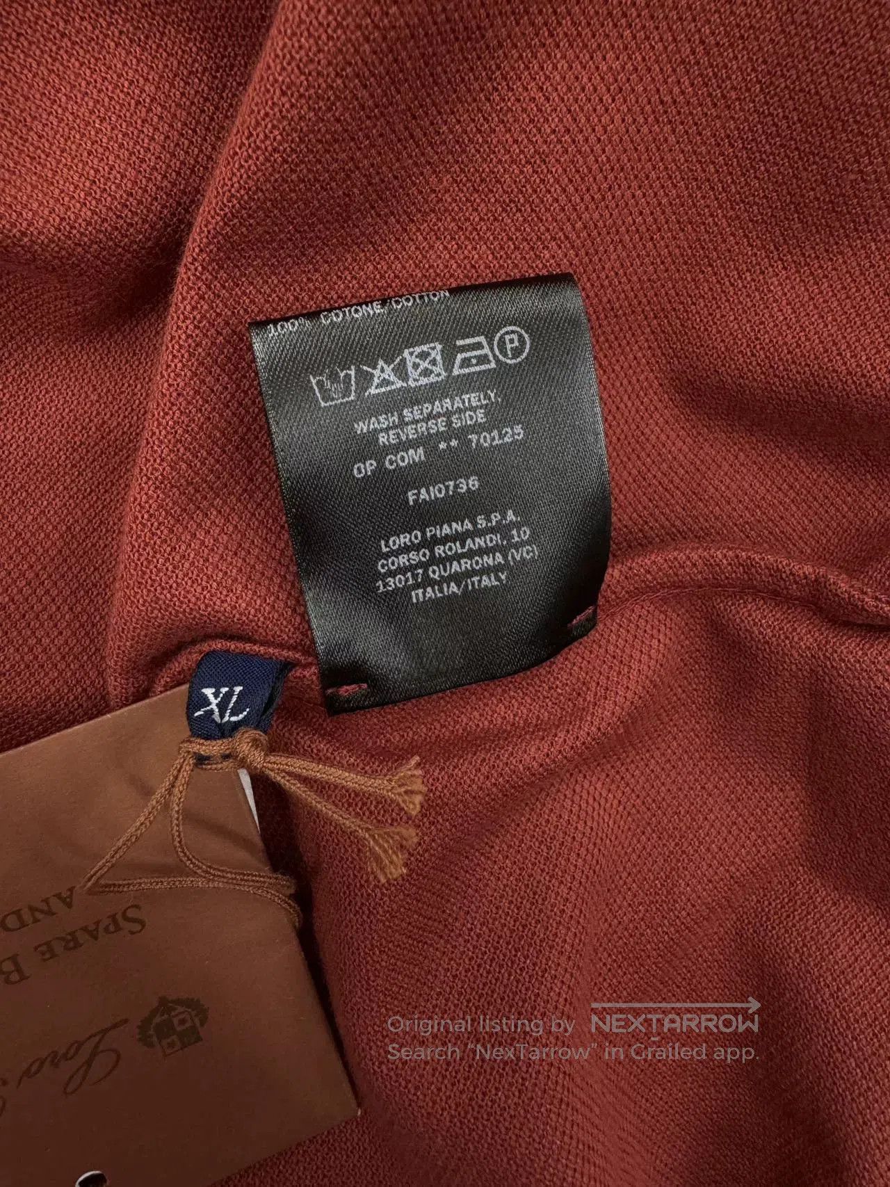 Loro Piana Loro Piana Men's Short Sleeve Polo Shirt. Size US M / EU 48-50 / 2 - 7 Thumbnail