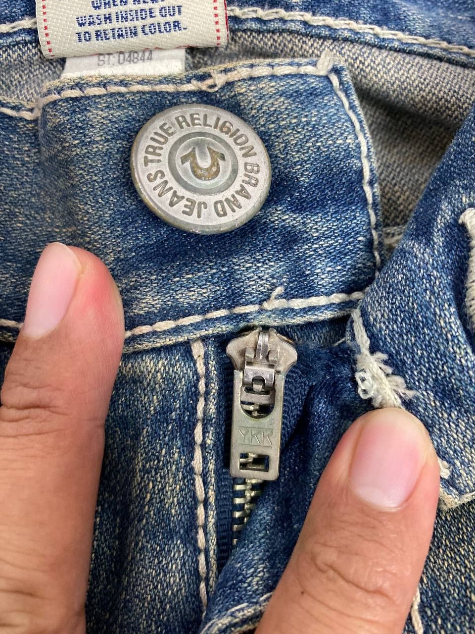 True Religion vintage true religion bootcut flare distressed denim Size US 34 / EU 50 - 13 Thumbnail
