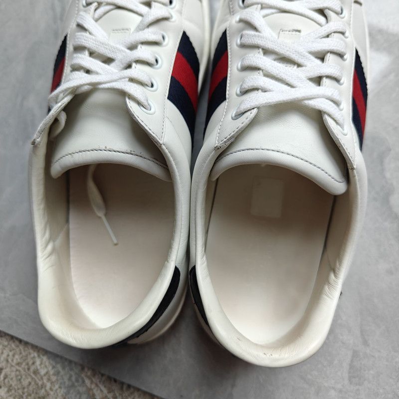 Gucci Gucci Classic Ace Low Top Sneakers for Men - Size US 8 / EU 41 - 4 Thumbnail