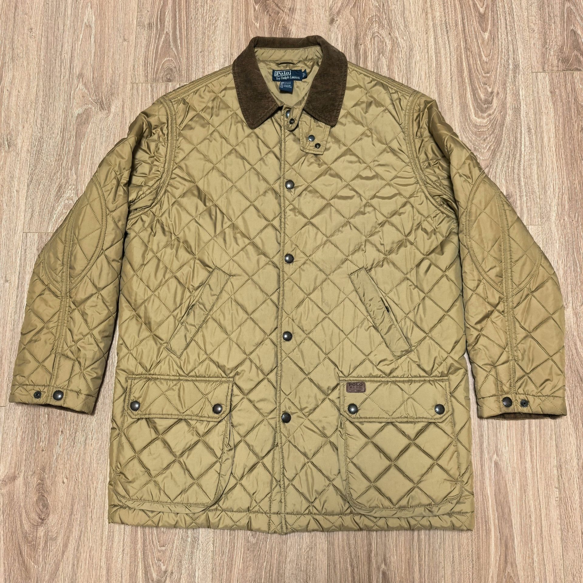 Polo Ralph Lauren Polo Ralph Lauren Corduroy Quilted Jacket Size US L / EU 52-54 / 3 - 1 Thumbnail