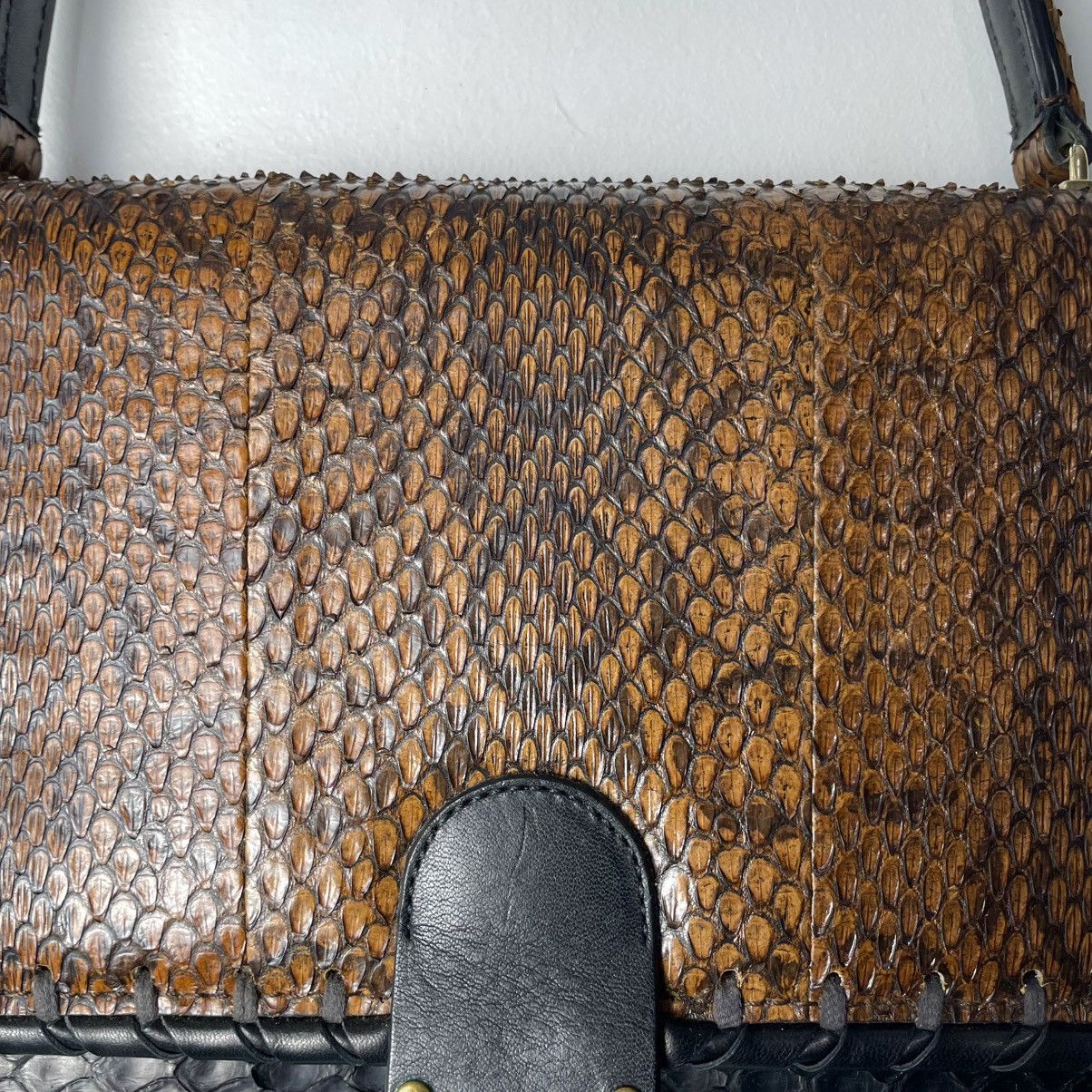 Chloe RARE Chloé Exotic Python Flap Bag Phoebe Philo Era 2003–2006 Size ONE SIZE - 5 Thumbnail