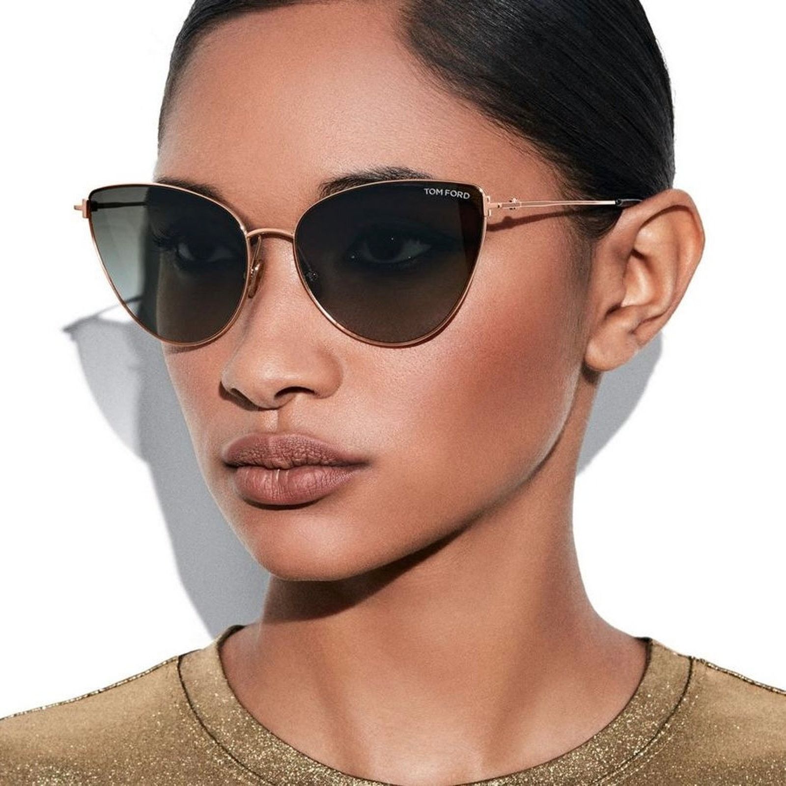 Tom Ford New, TOM FORD Anais-02 Sunglasses TF1005 28B Authentic Size ONE SIZE - 3 Thumbnail
