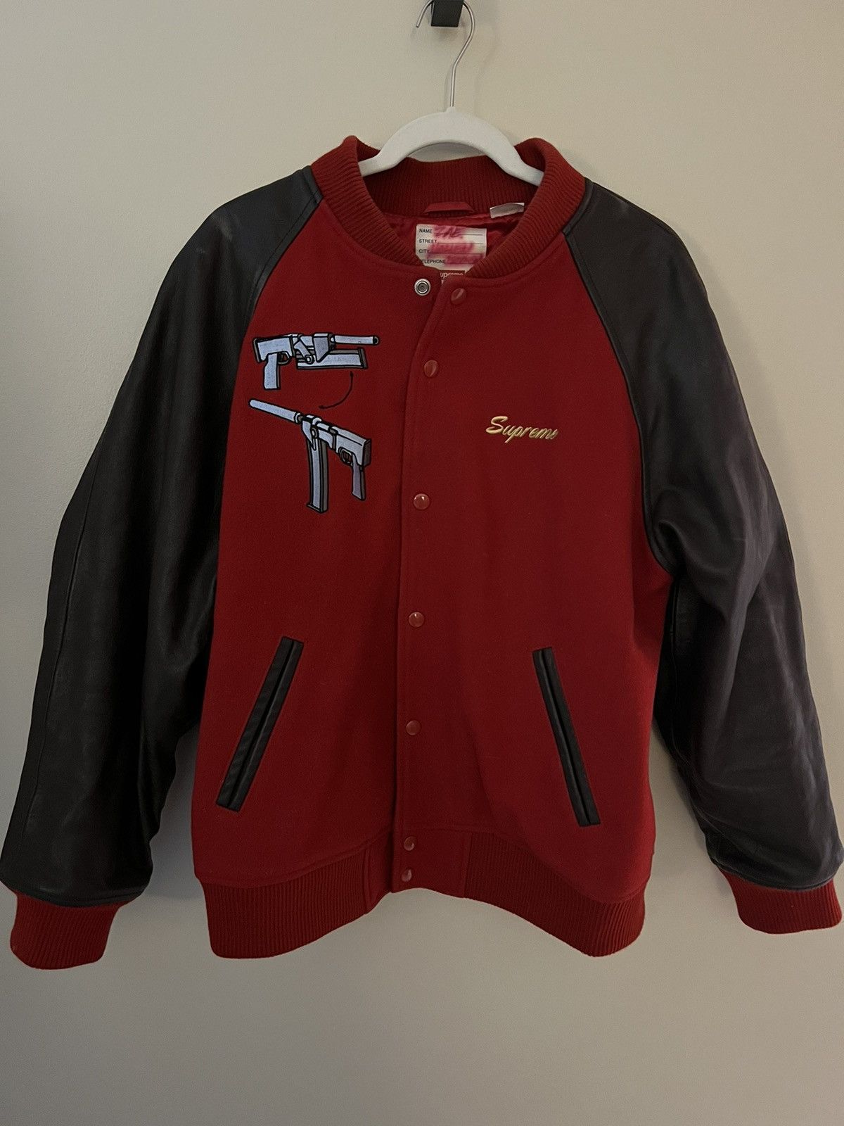 Supreme Supreme AEON FLUX - Red Varsity Jacket Size US L / EU 52-54 / 3 - 2 Thumbnail