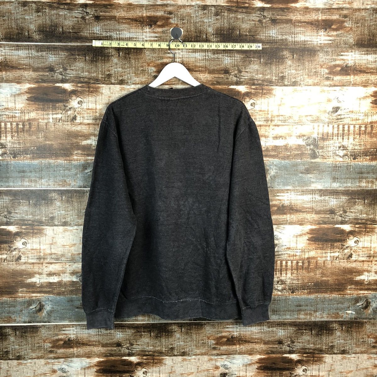 Japanese Brand Obey vintage Grey faded Sweatshirt #A2518 Size US M / EU 48-50 / 2 - 13 Thumbnail