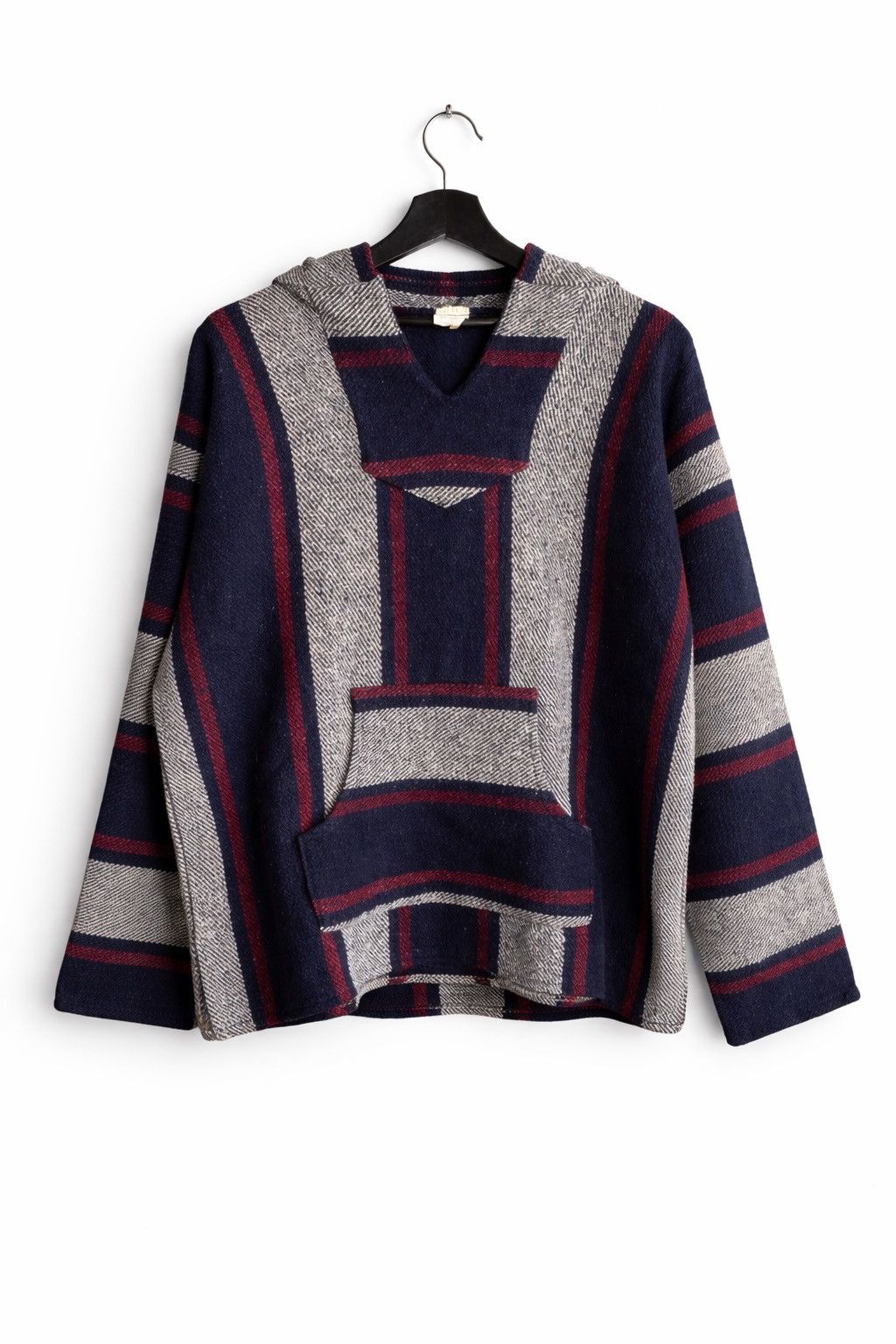 Vintage Vintage Baja Hoodie Striped Pullover Mexico Blanket Hoodie Size US S / EU 44-46 / 1 - 1 Thumbnail