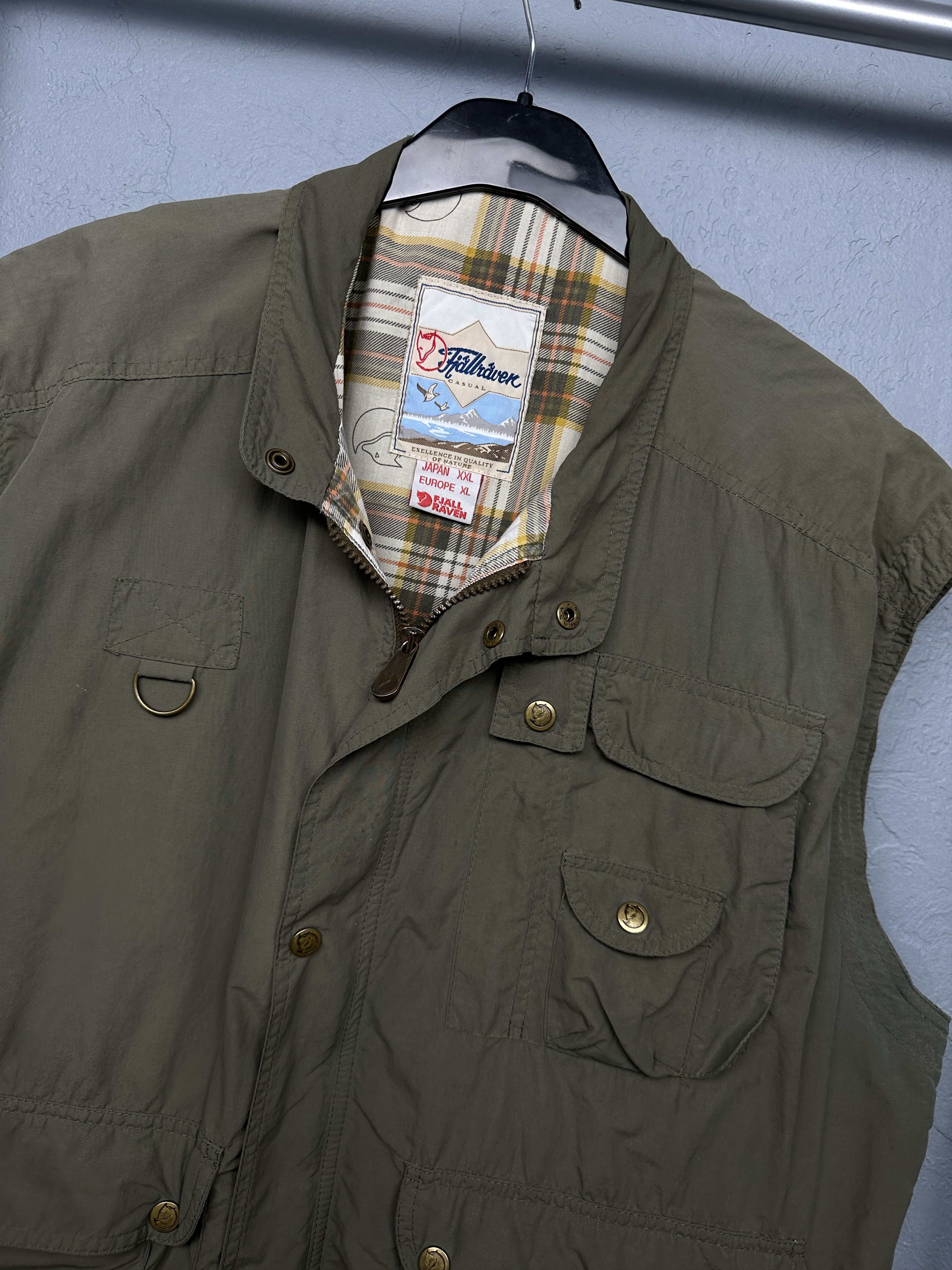 Fjallraven Fjallraven 90s Vintage Mens Nylon Vest Size US XL / EU 56 / 4 - 2 Thumbnail