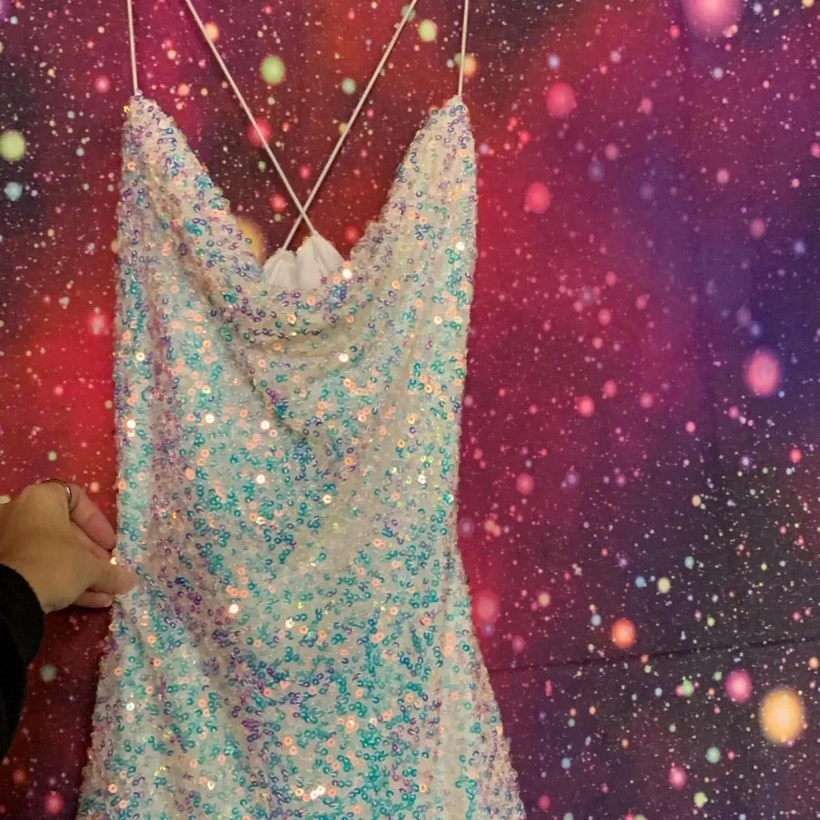 Windsor Smith Windsor white sequin dress Size L / US 10 / IT 46 - 4 Thumbnail