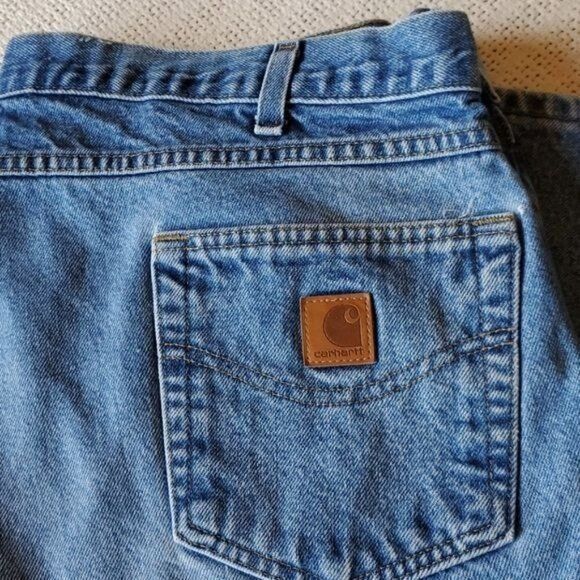 Carhartt Carhartt Stone Washed Sz. 42 x 28 Blue Jeans with Pockets Size US 42 / EU 58 - 2 Thumbnail