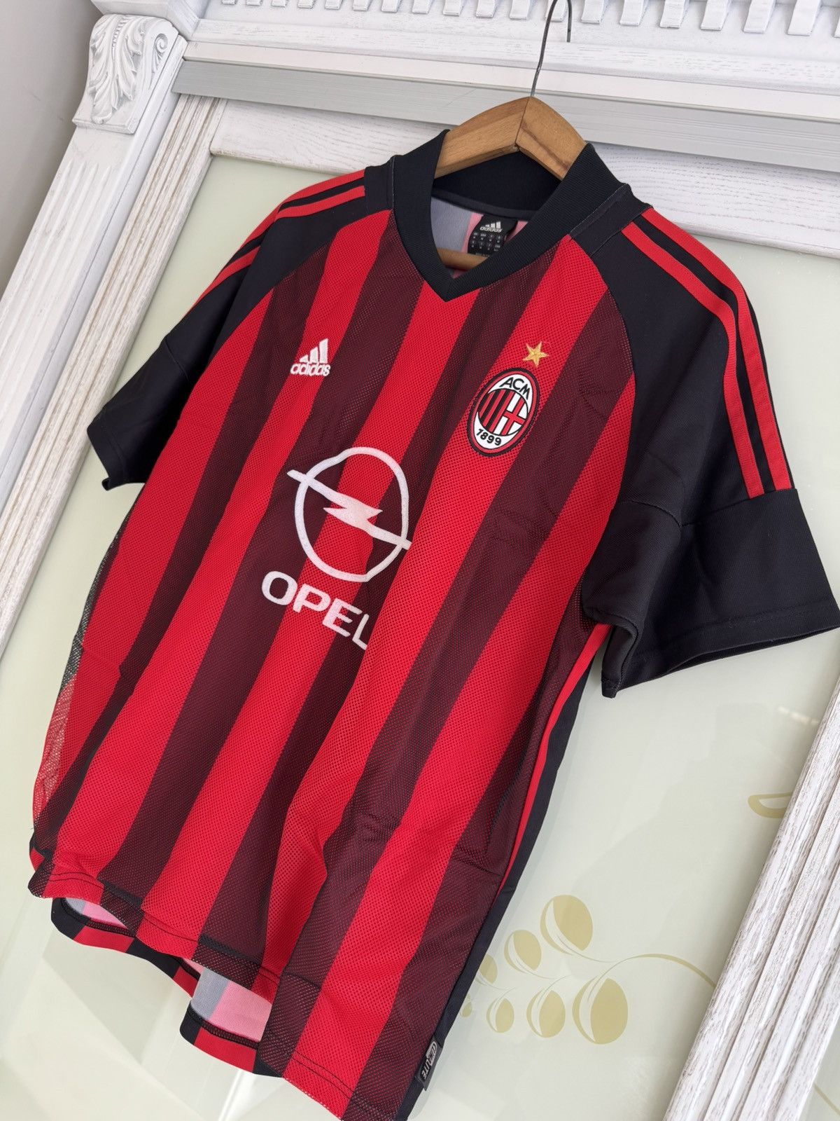Adidas Vintage Seedorf #20 Milan 2002-2003 Home Soccer Jersey Shirt Size US M / EU 48-50 / 2 - 4 Thumbnail