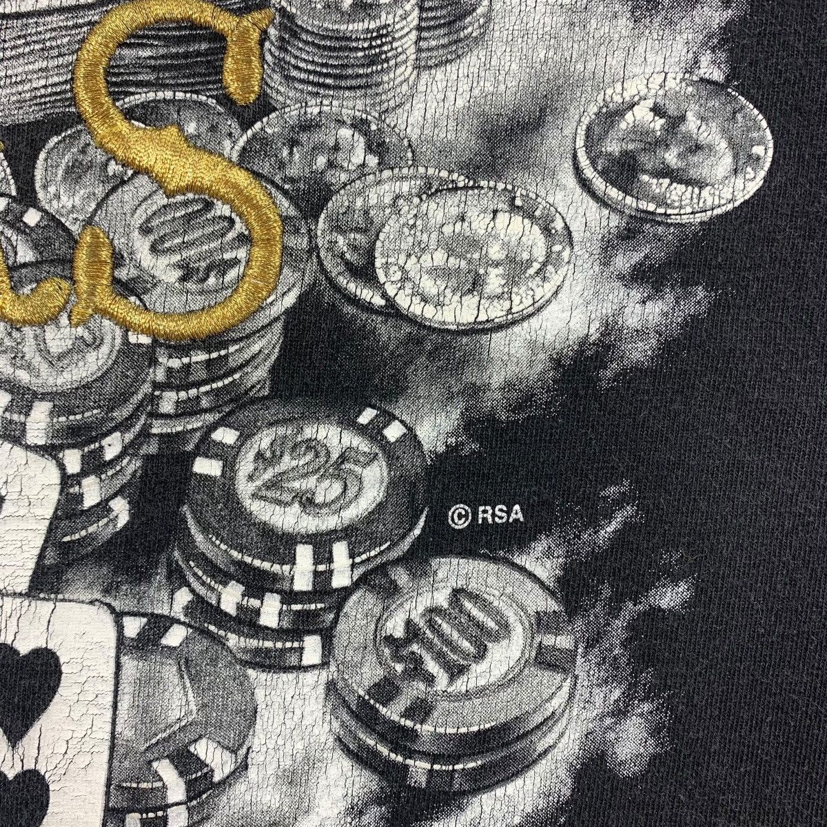 Vintage Vintage LAS VEGAS casino big printed tee Size US XL / EU 56 / 4 - 9 Thumbnail